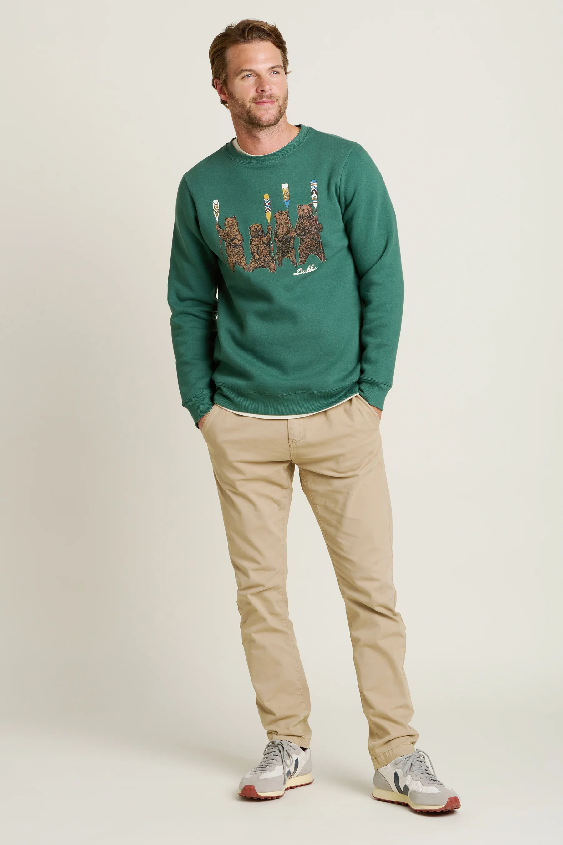 Bear Crew Neck Sweatshirt - Image 4