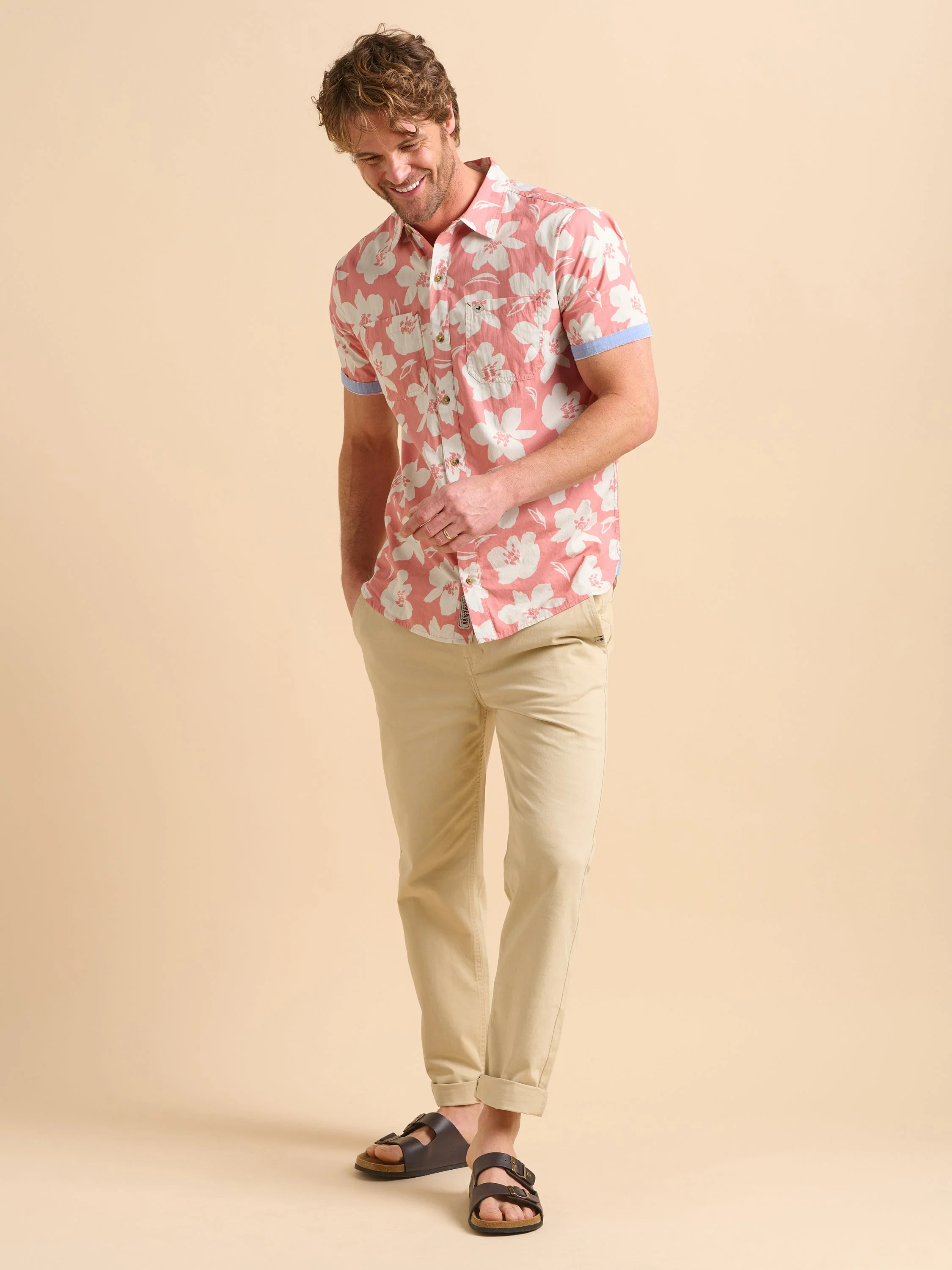 Beige Drawcord Chino - Image 2