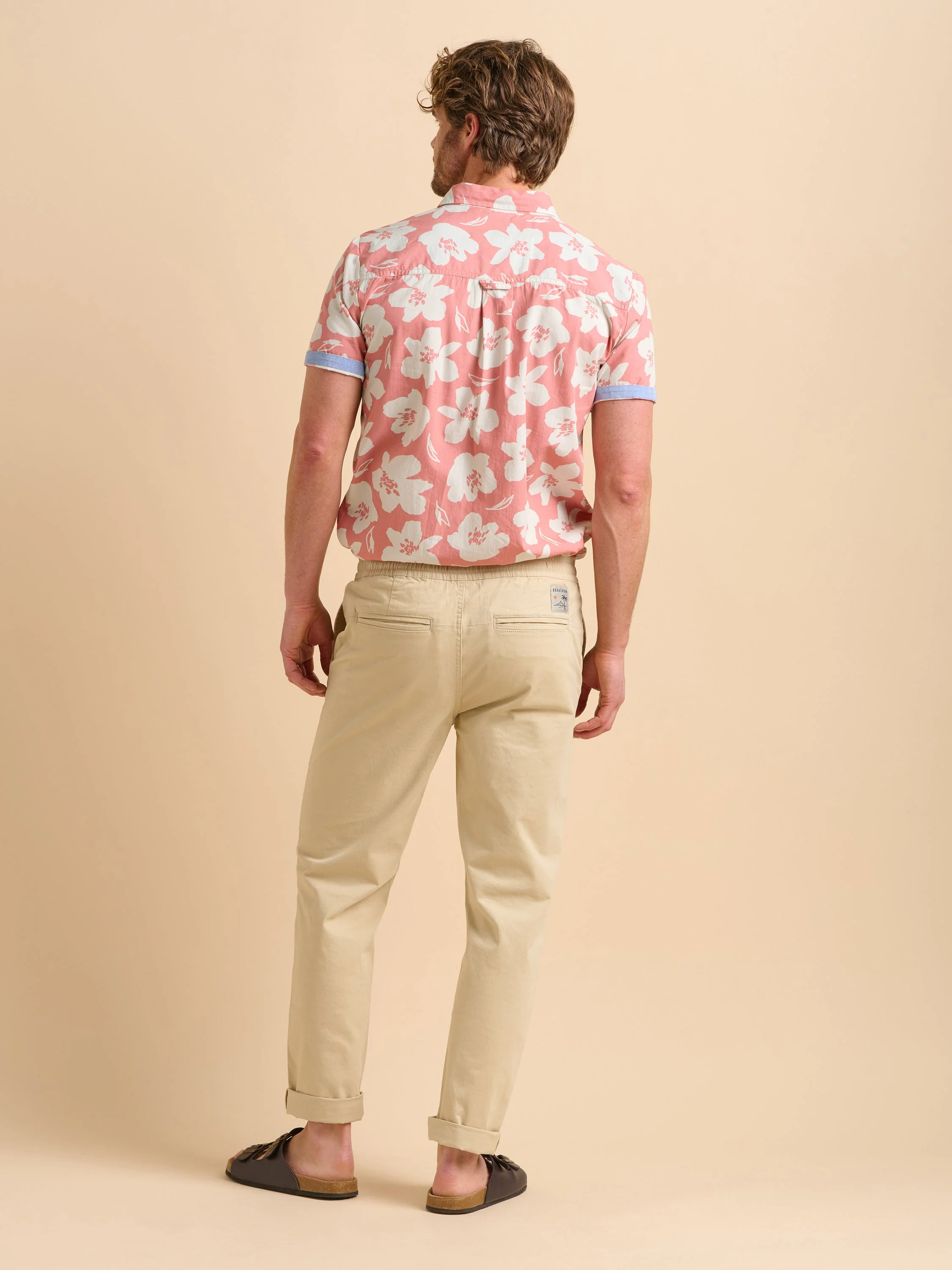 Beige Drawcord Chino - Image 4