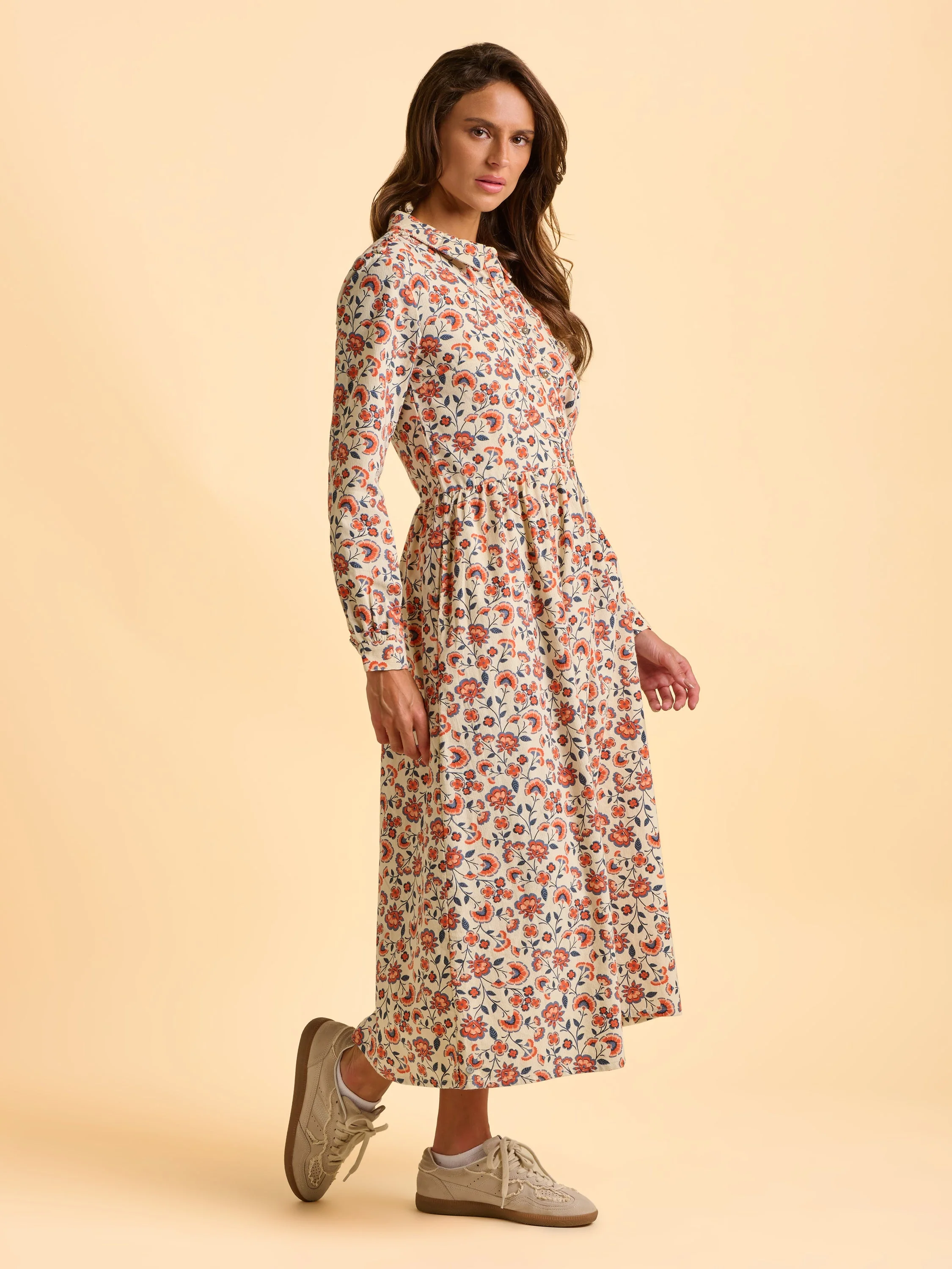 Bella Cord Maxi Dress - Image 3
