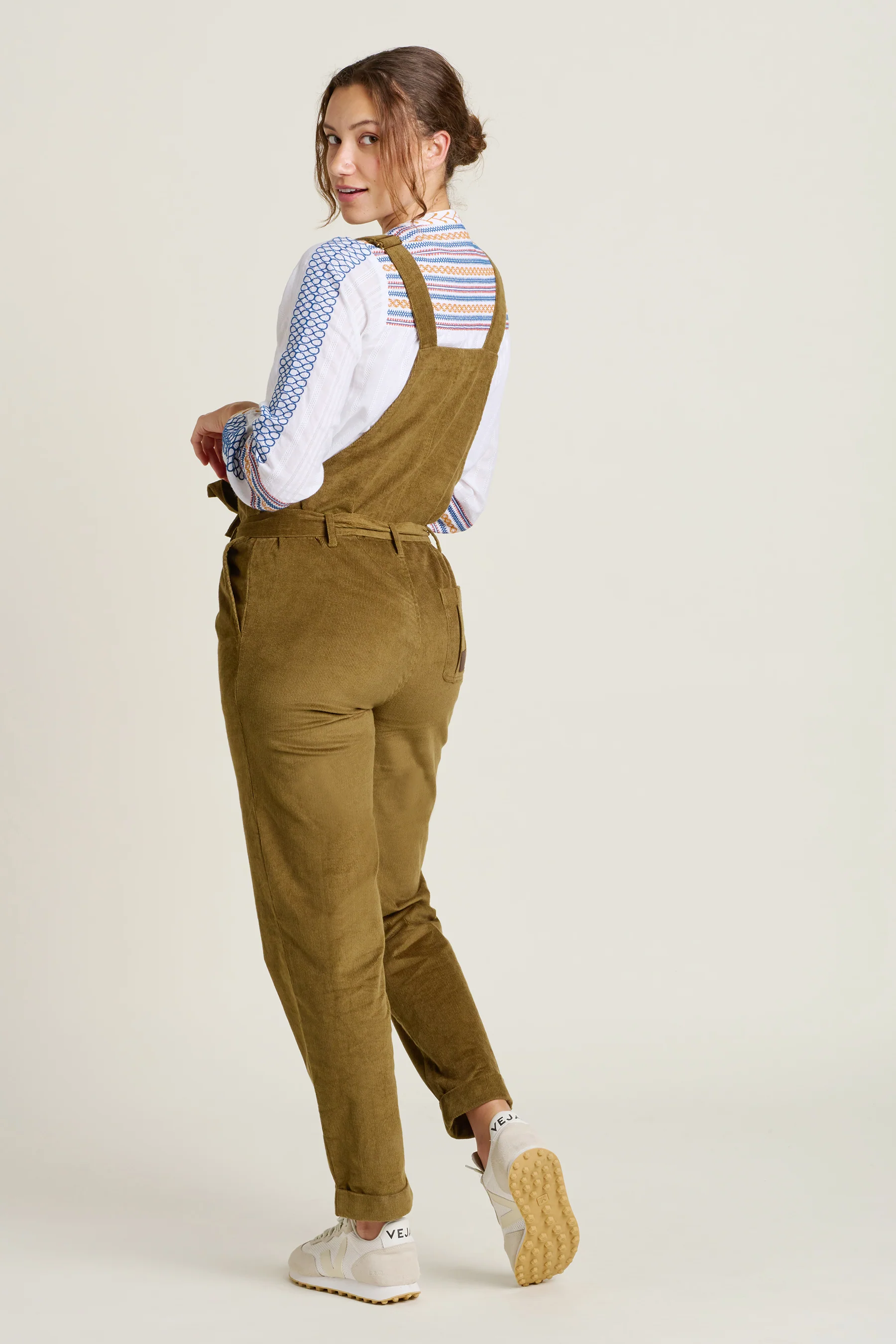 Belted Cord Dungaree - Image 2