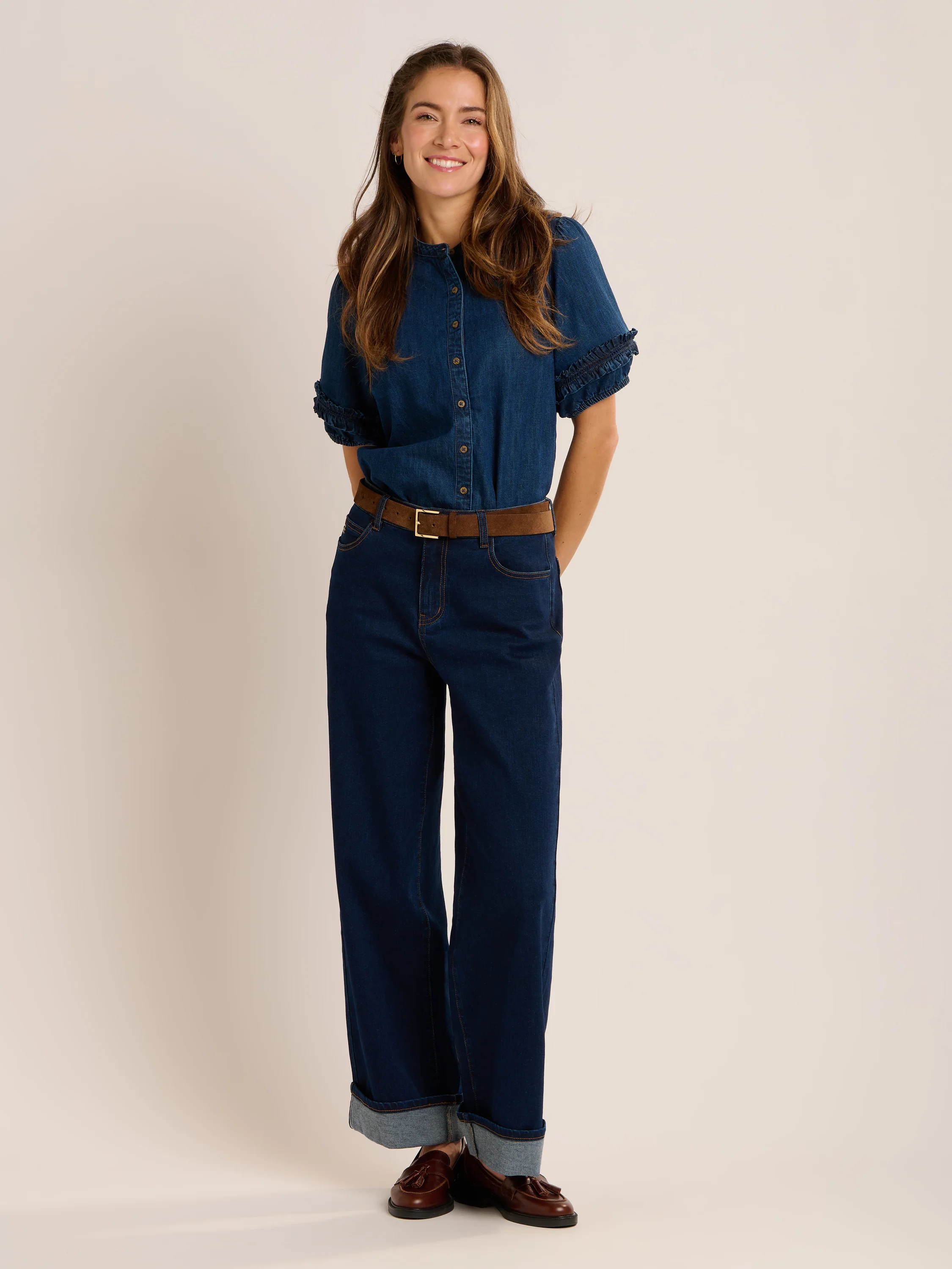 Berna Denim Blouse - Image 8
