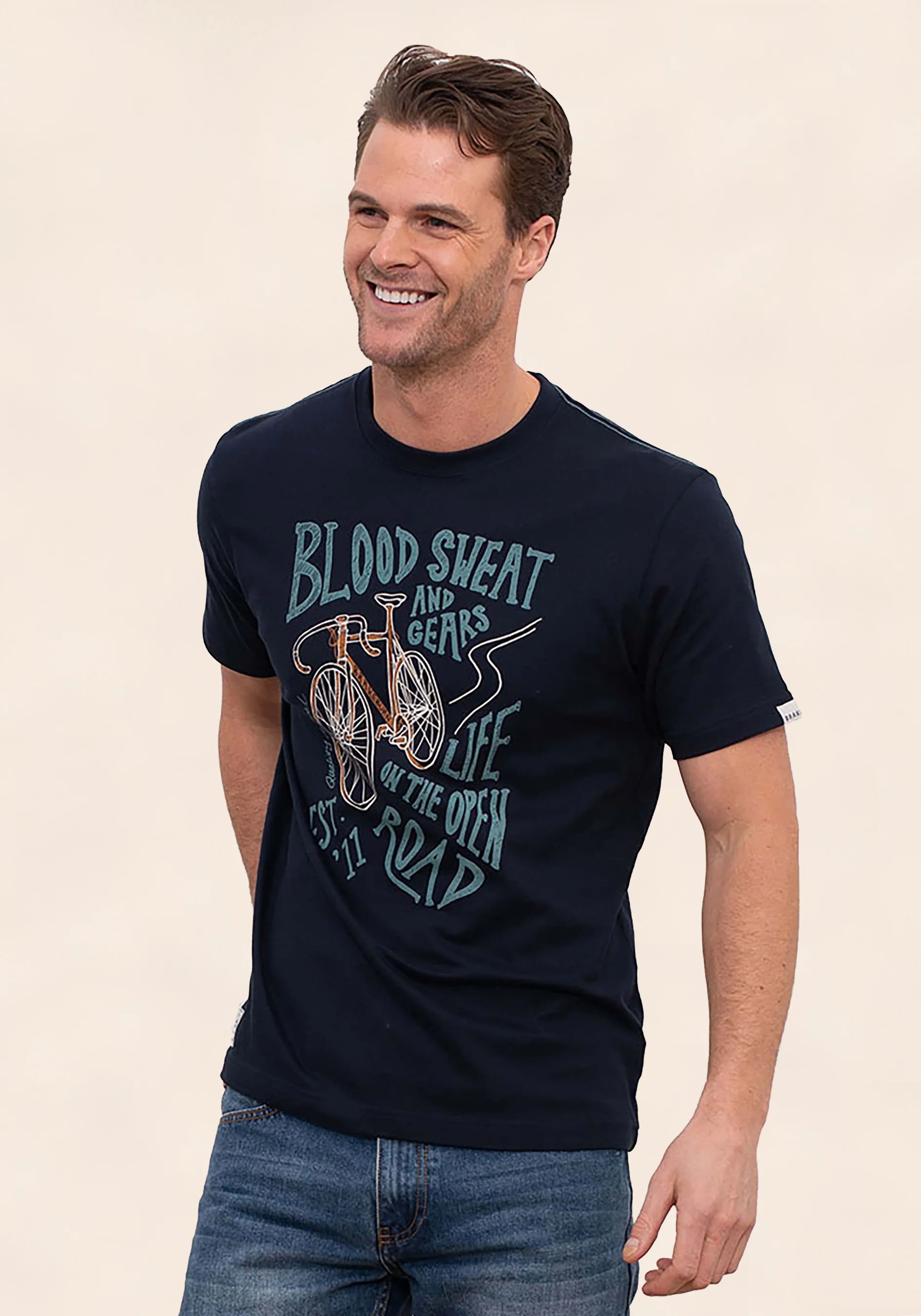 Blood Sweat and Gears Graphic T-Shirt - Image 2