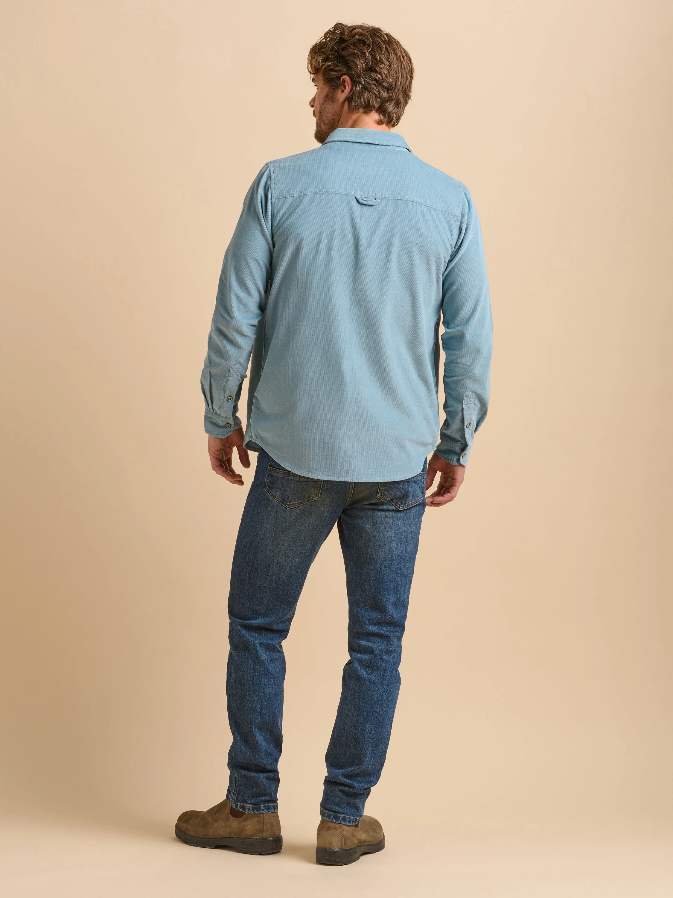 Blue Cord Shirt - Image 2