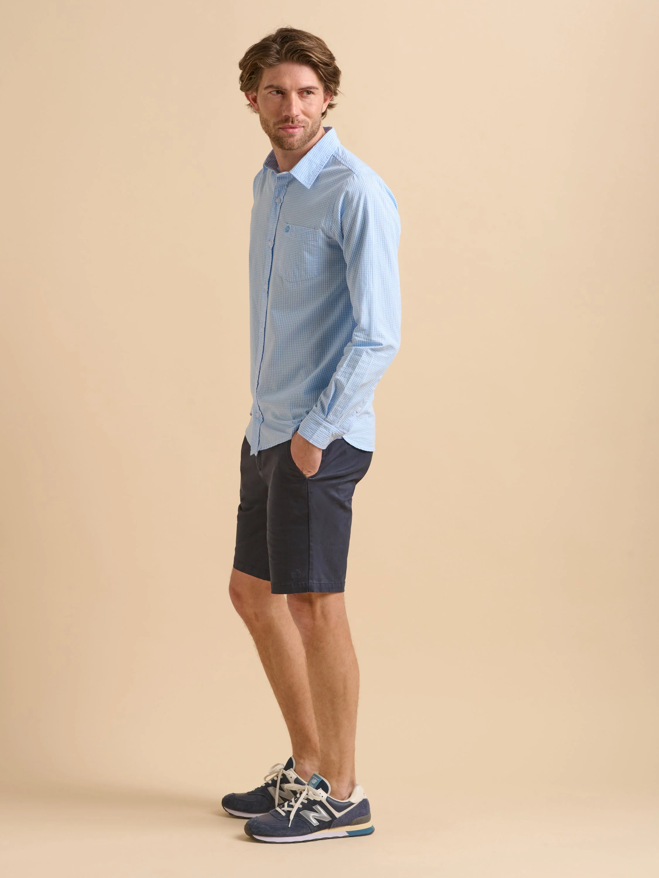 Blue Gingham Shirt - Image 3
