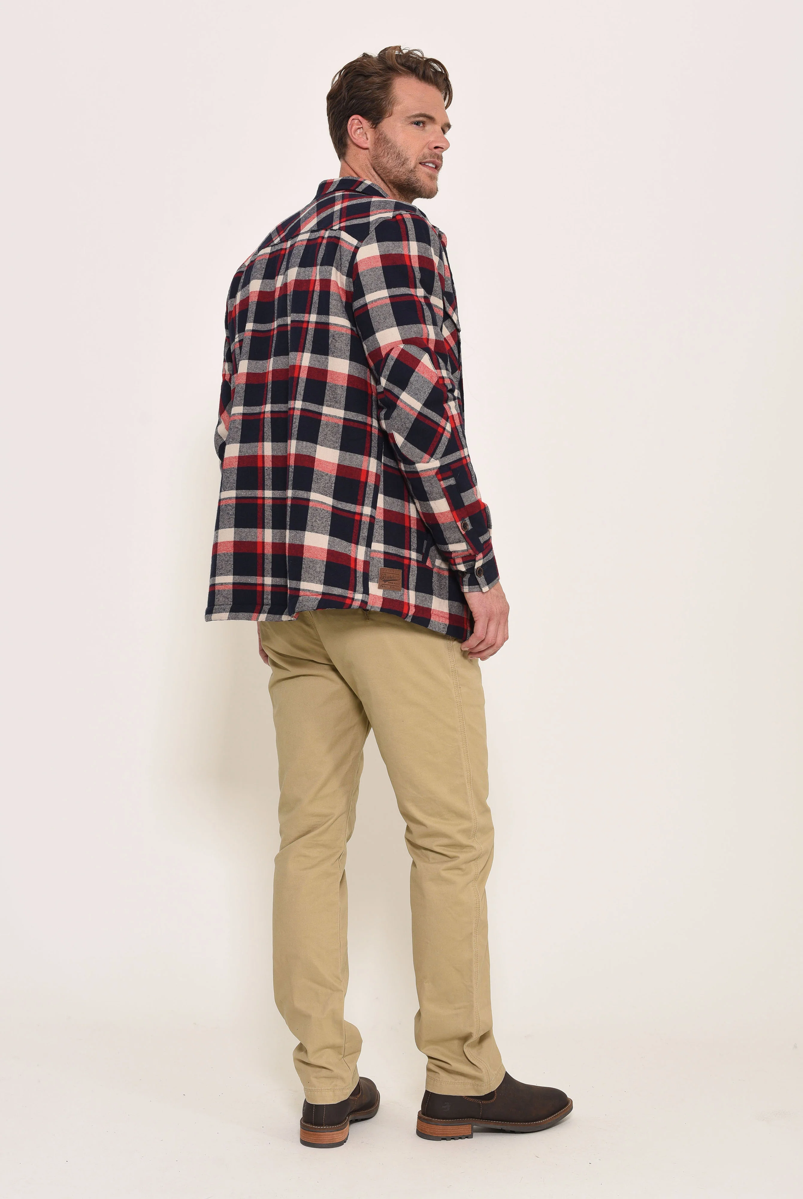 Borg Lined Overshirt - Image 4
