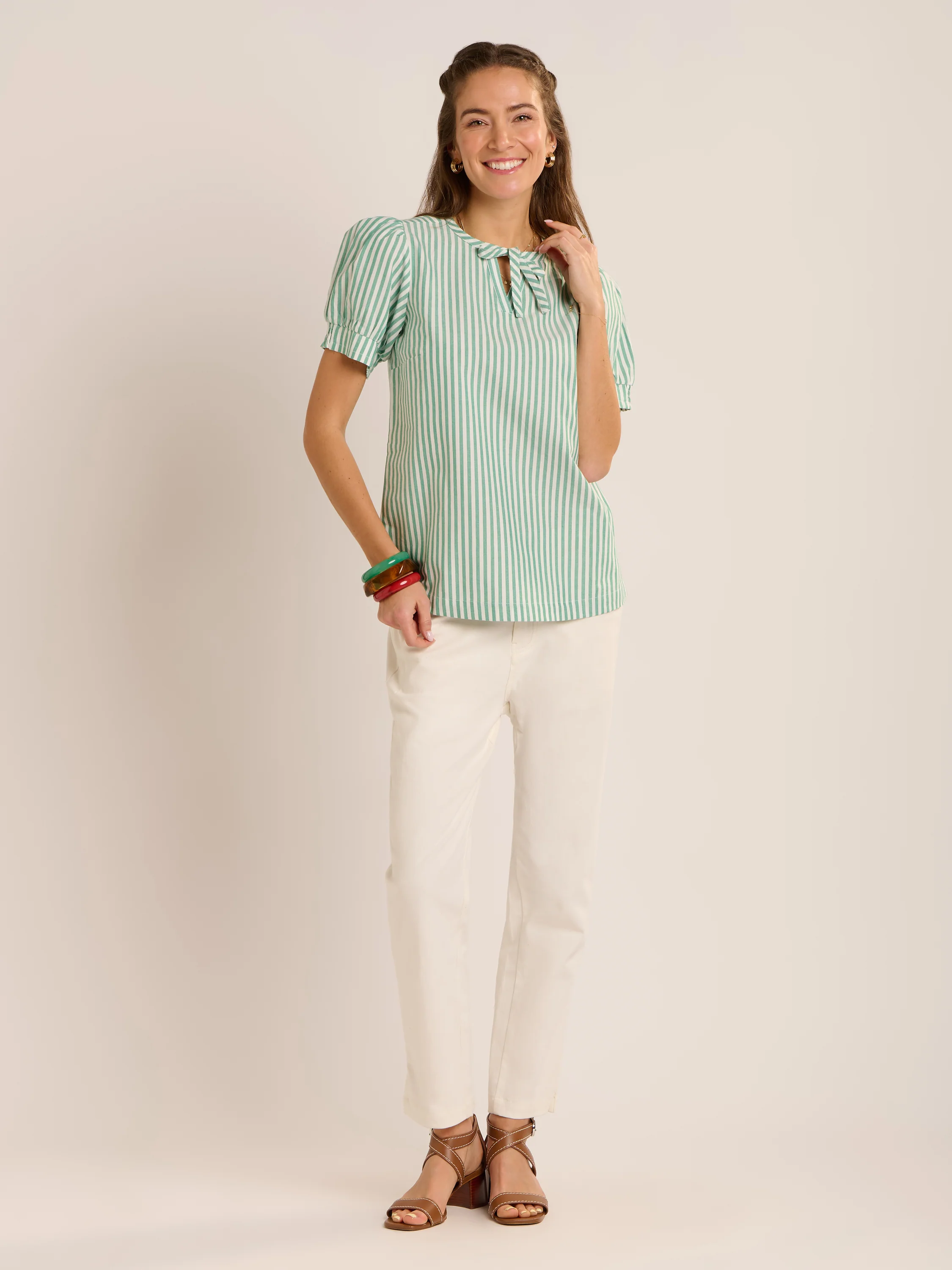 Bruni Stripe Blouse - Image 4