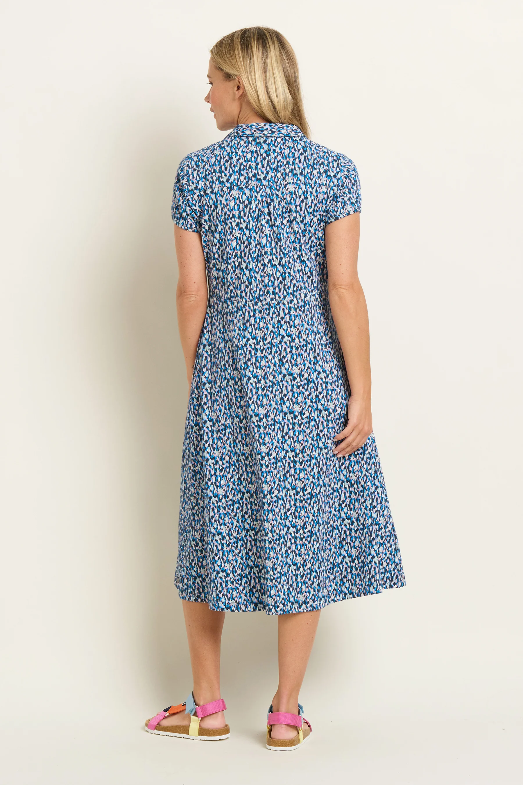 Brushed Camo Shirt Dress - Image 3