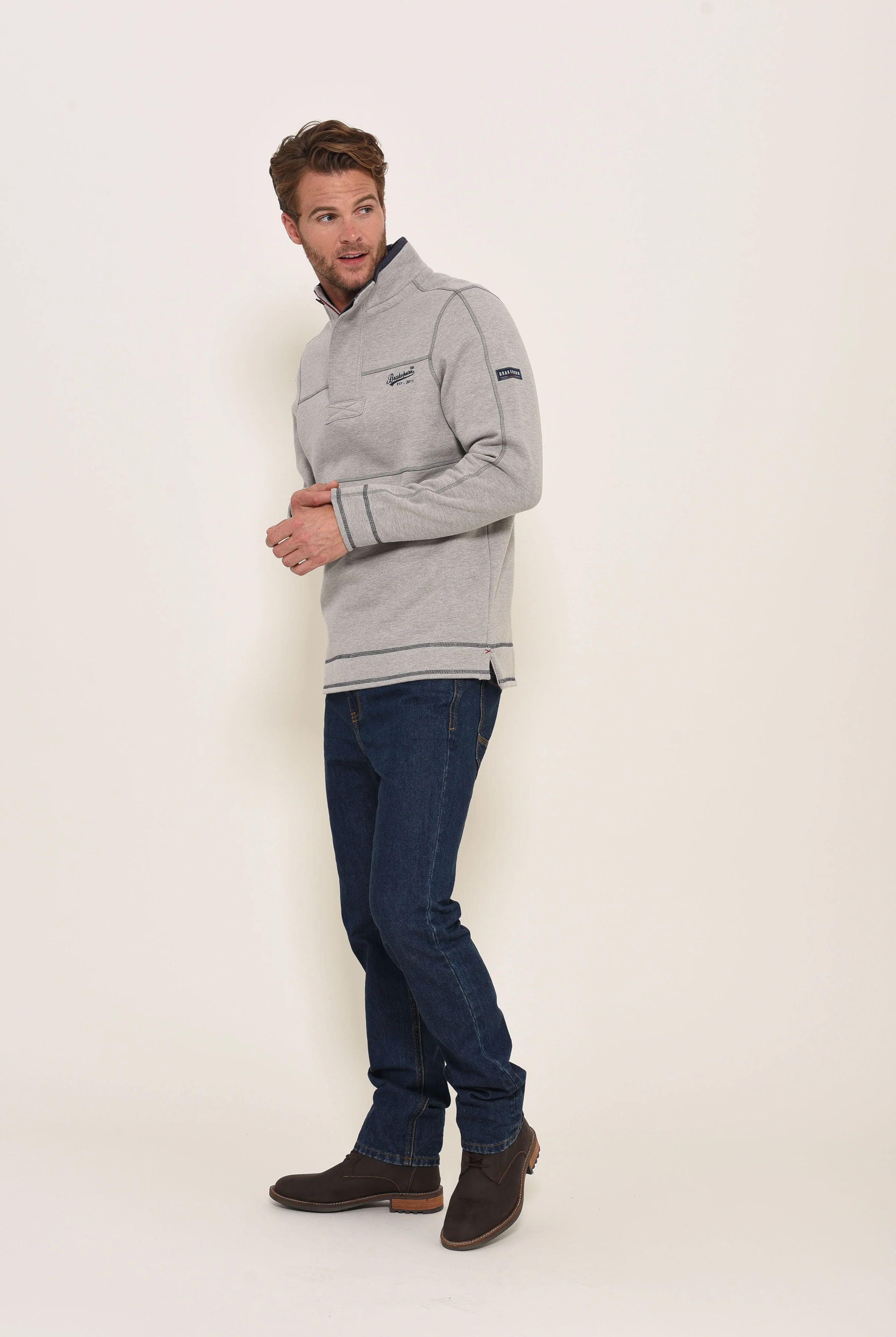 Button Neck Sweat - Image 2
