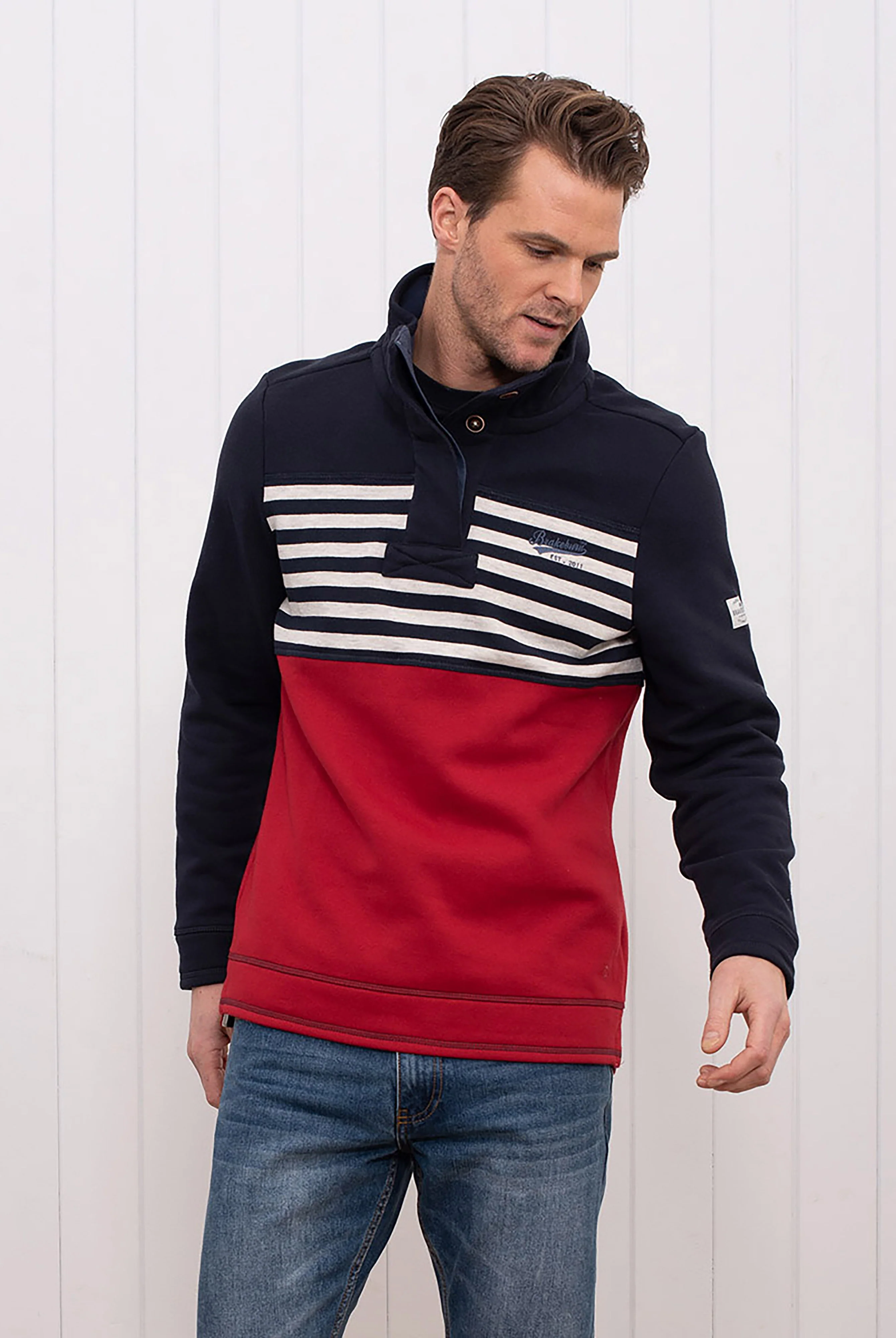 Button Neck Sweat - Image 3