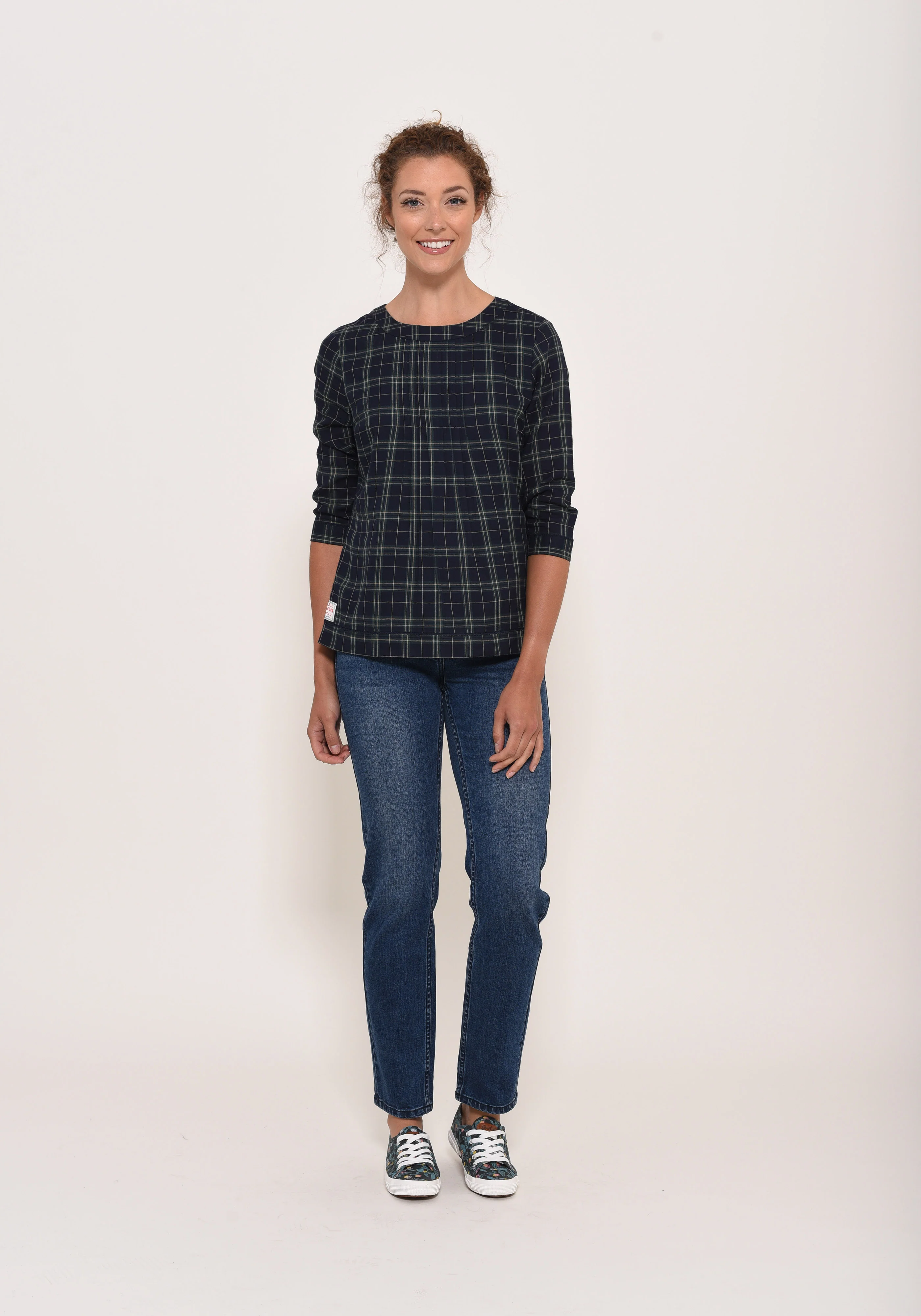 Check Blouse - Image 2