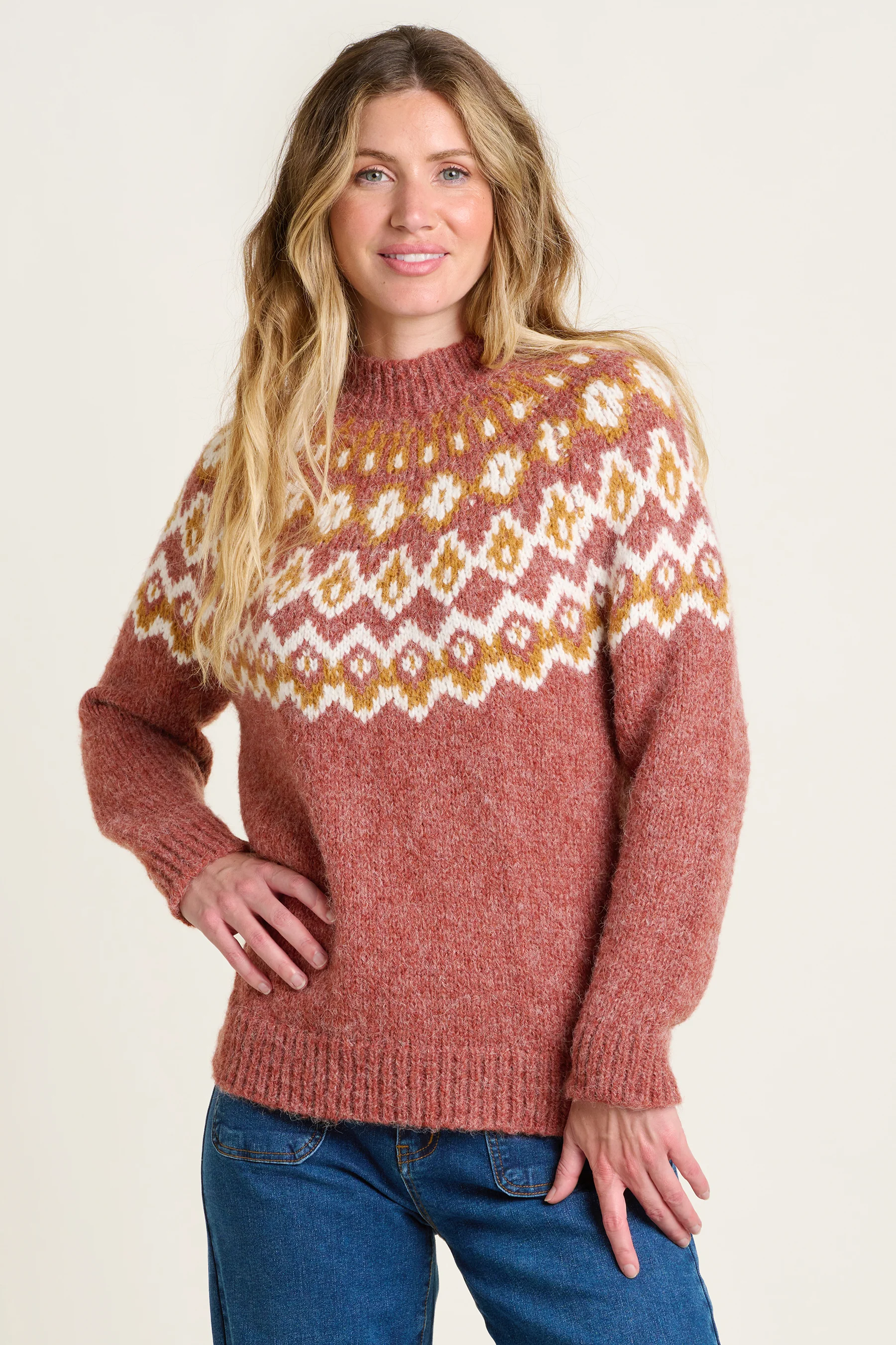 Chunky Knitted Fairisle Jumper - Image 3