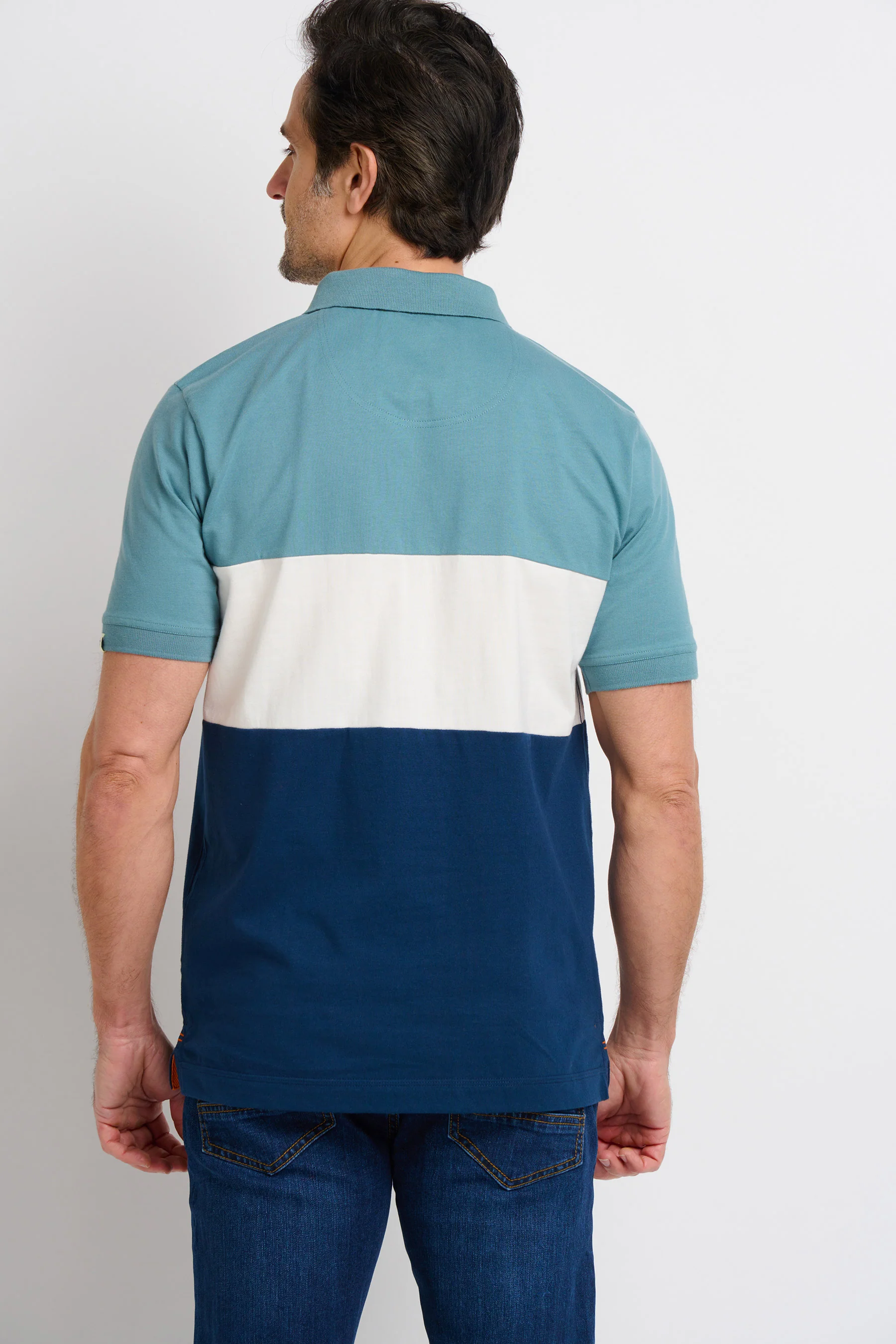 Colour Block Polo Shirt - Image 2