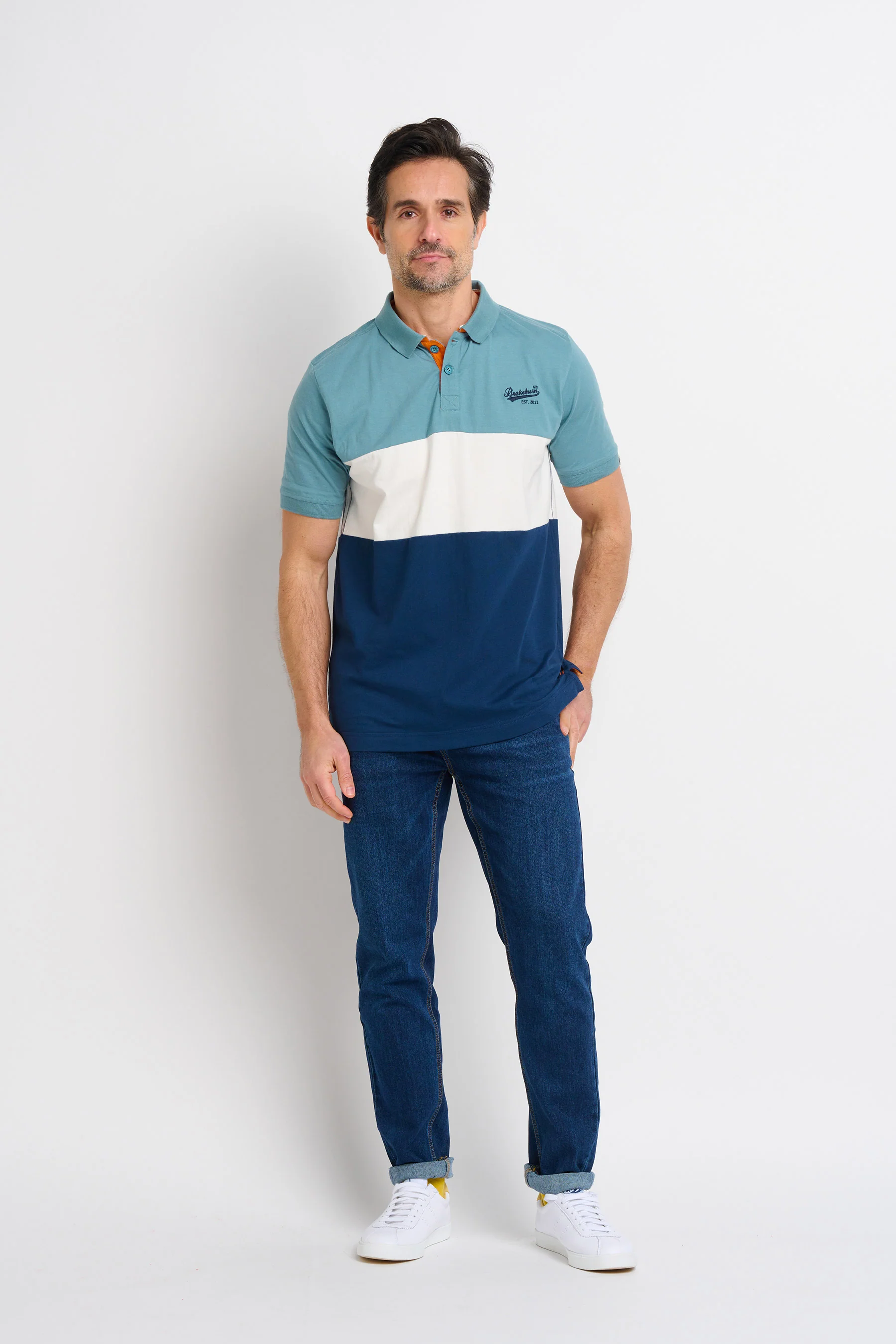 Colour Block Polo Shirt - Image 4