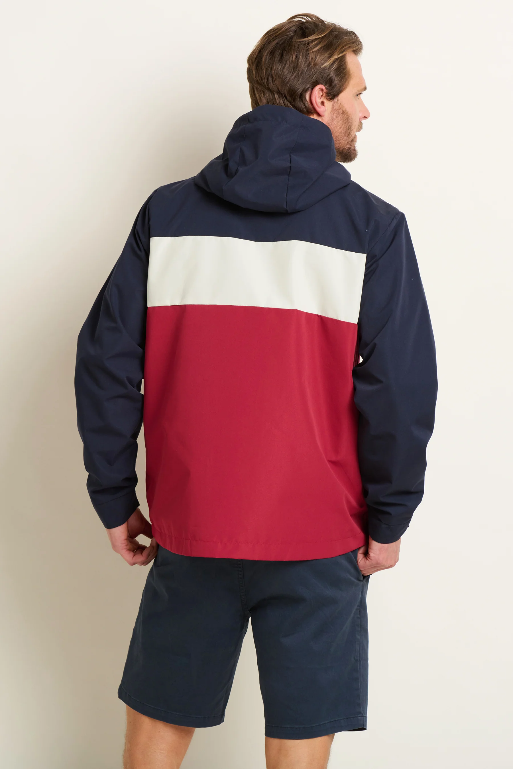 Colour Block Zip Through Jacket - Image 4