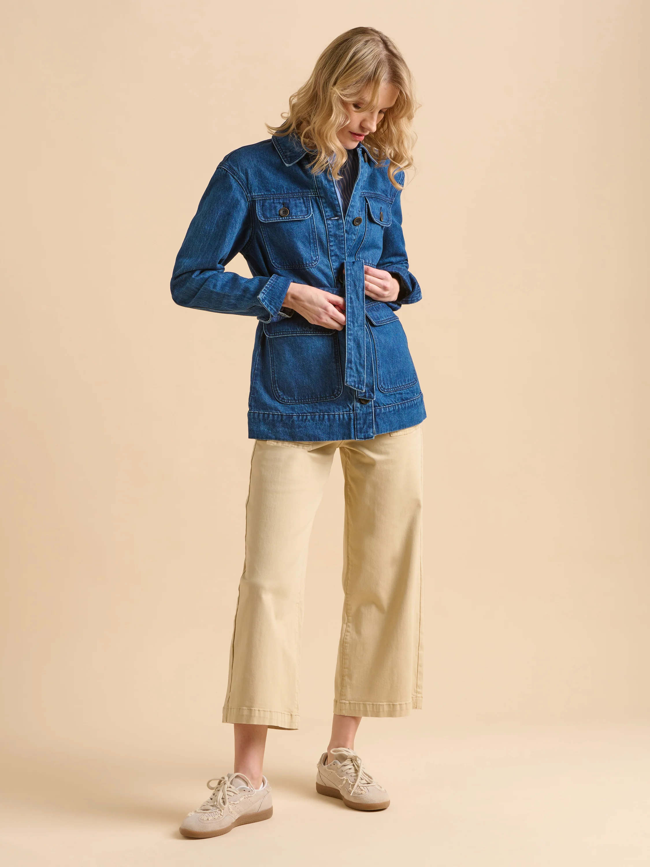 Denim Utility Jacket - Image 3