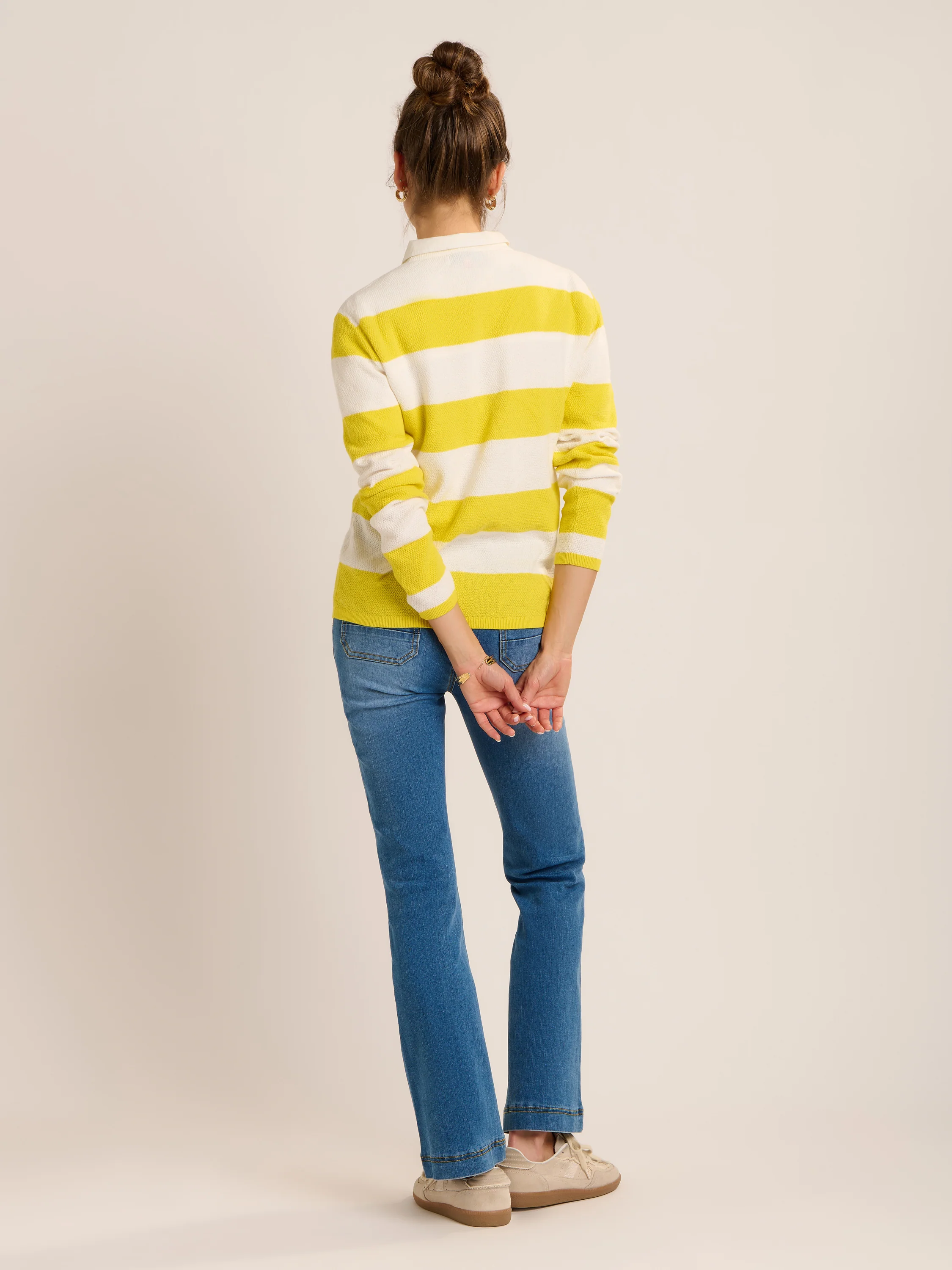 Echoa Scallop Crew Neck Jumper - Image 2