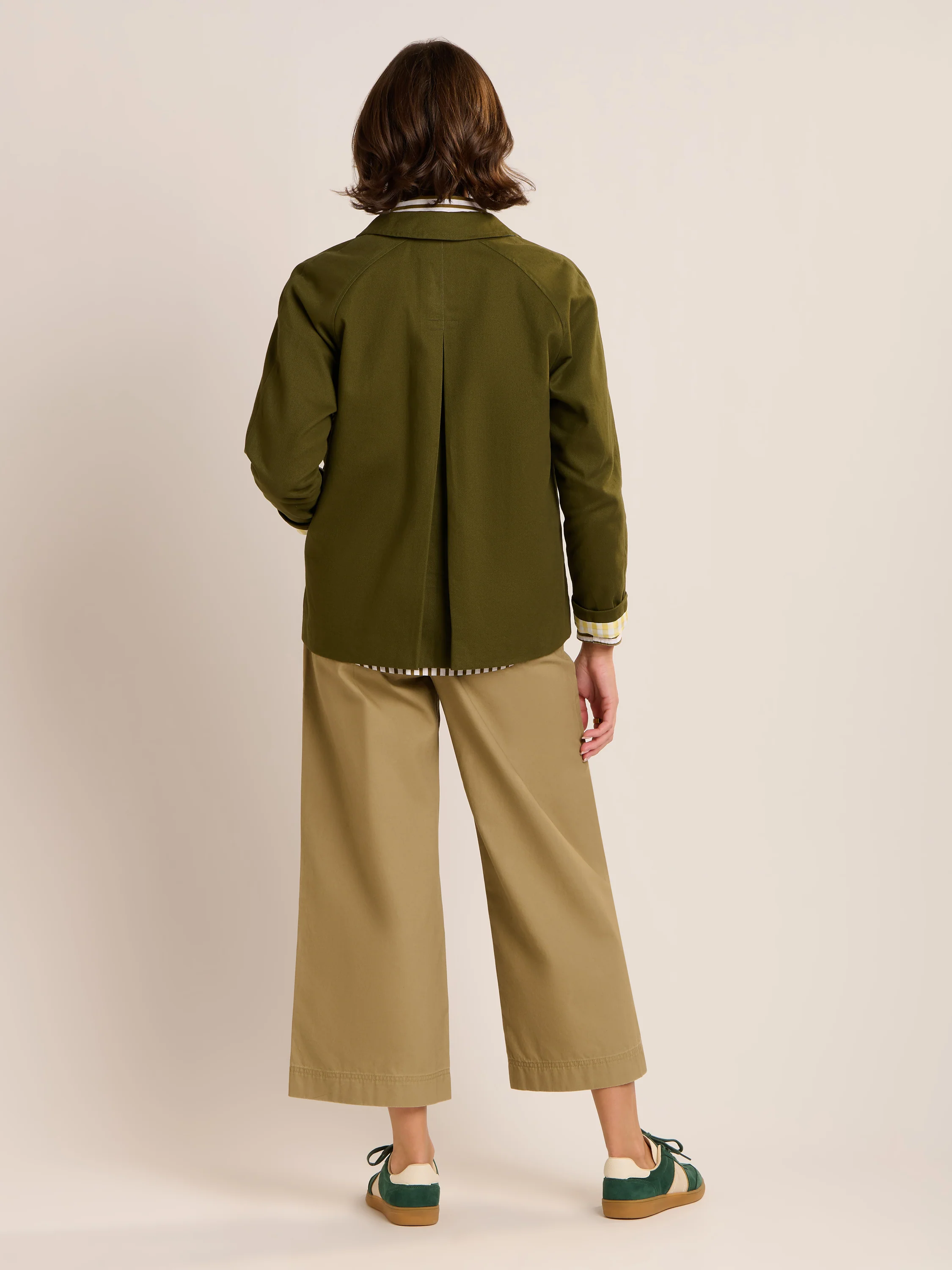 Emilia Cropped Trench Coat - Image 3