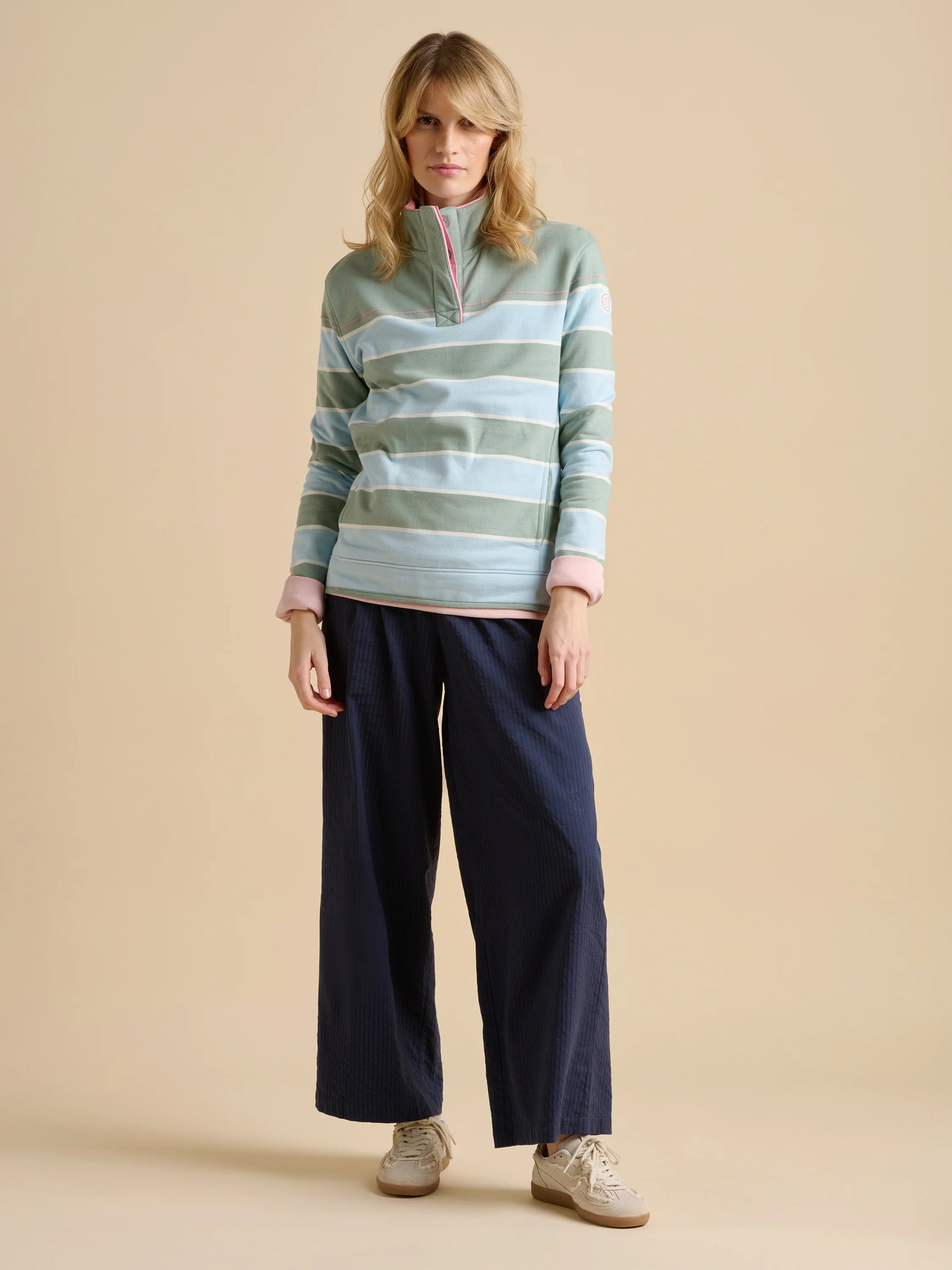 Engineered Stripe Quarter Zip - Image 3