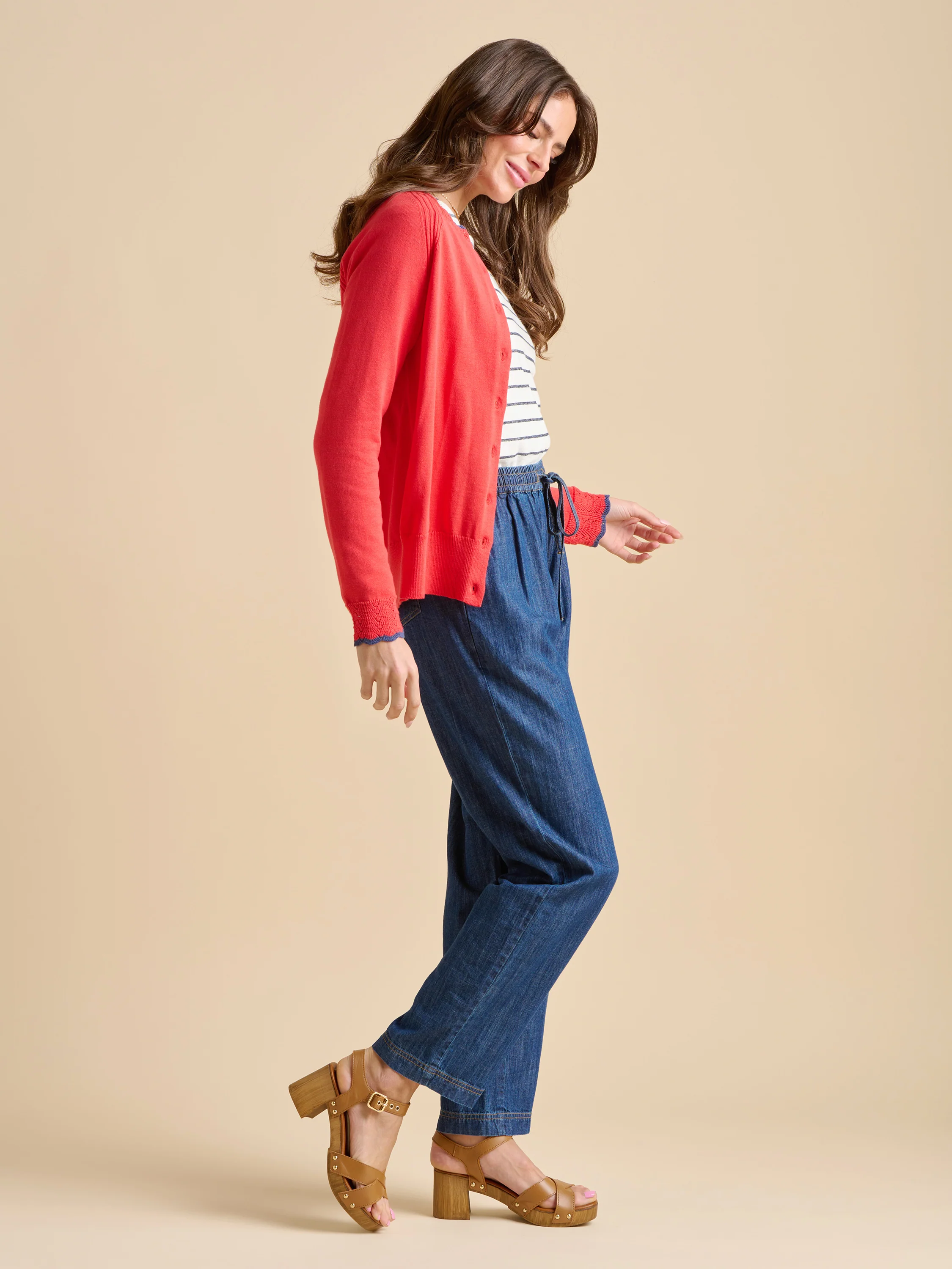Frill Neck Cardigan - Image 3