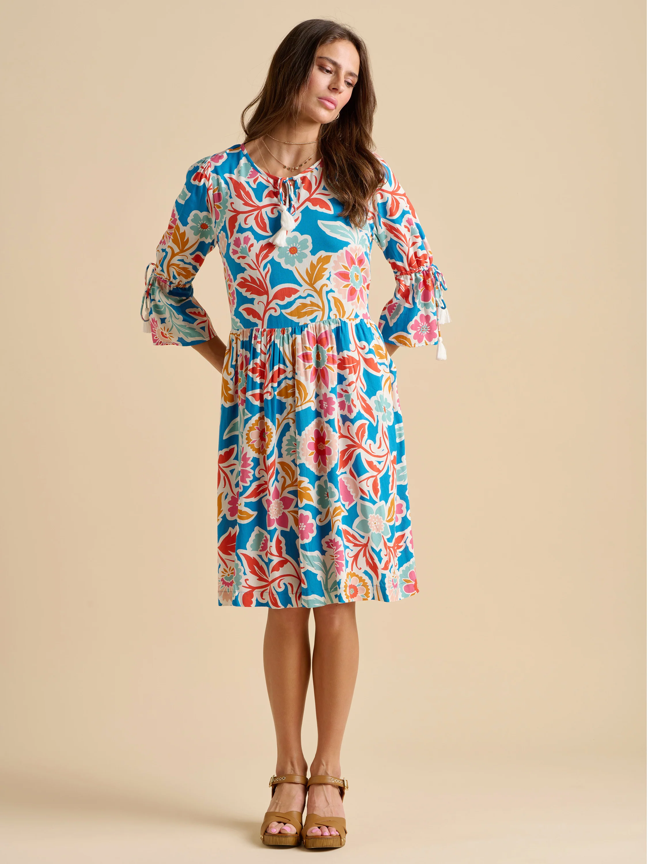 Full Bloom Knee Length Dress - Image 3