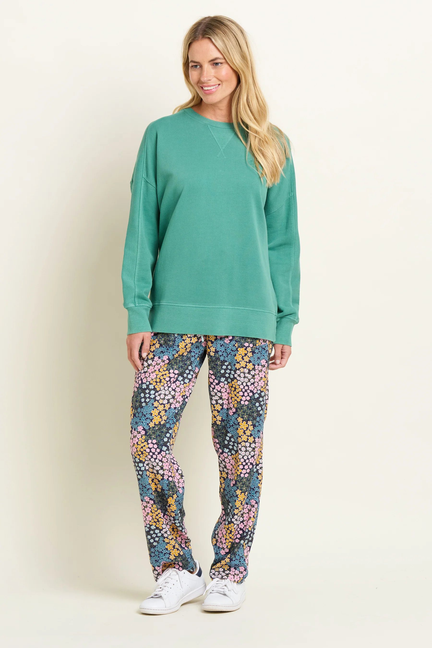 Garment Dyed Crew Neck Sweatshirt - Image 4