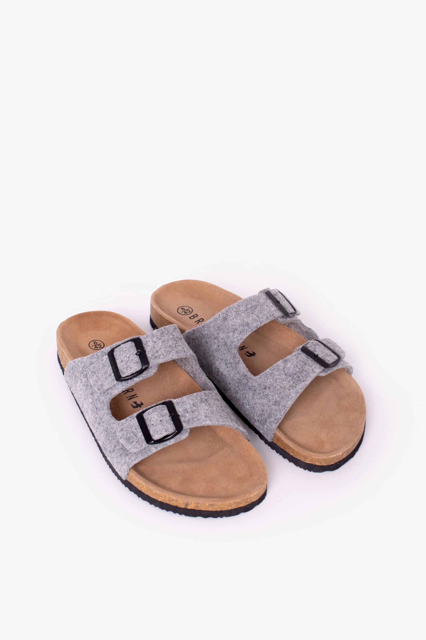 Grey Felt Sandals - Image 2