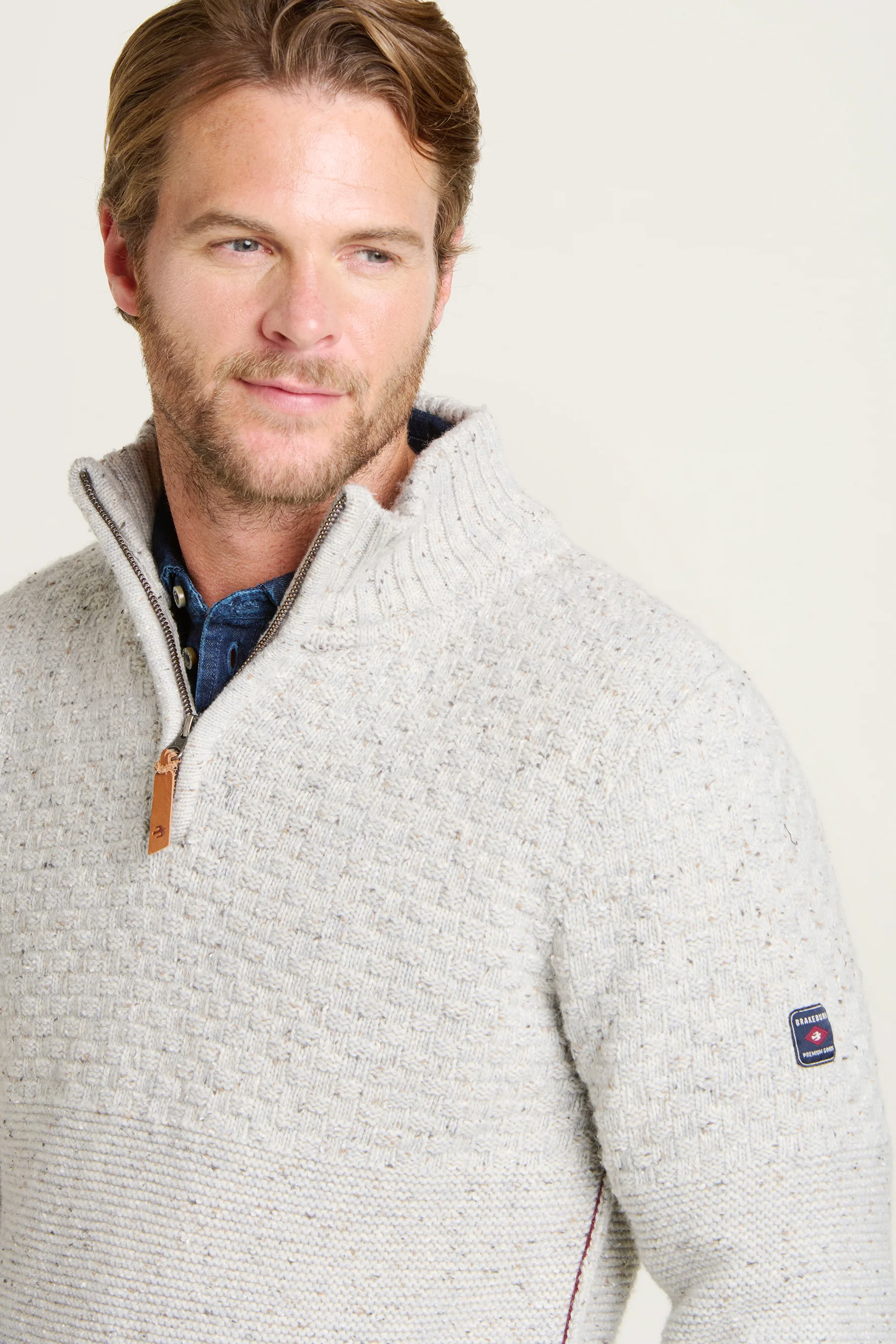 Grey Quarter Zip - Image 3