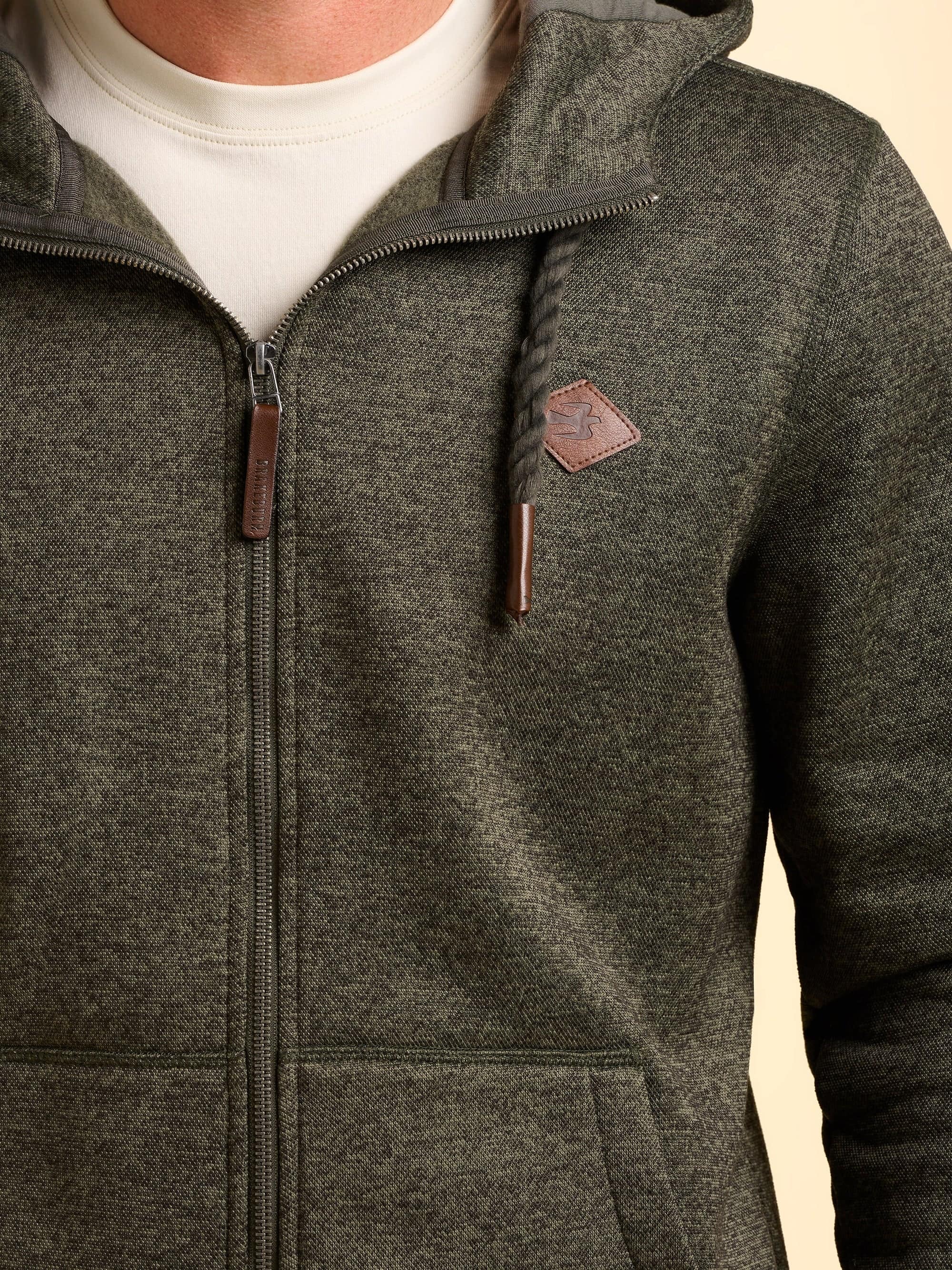 Hengistbury Zip Through Hoodie - Image 4