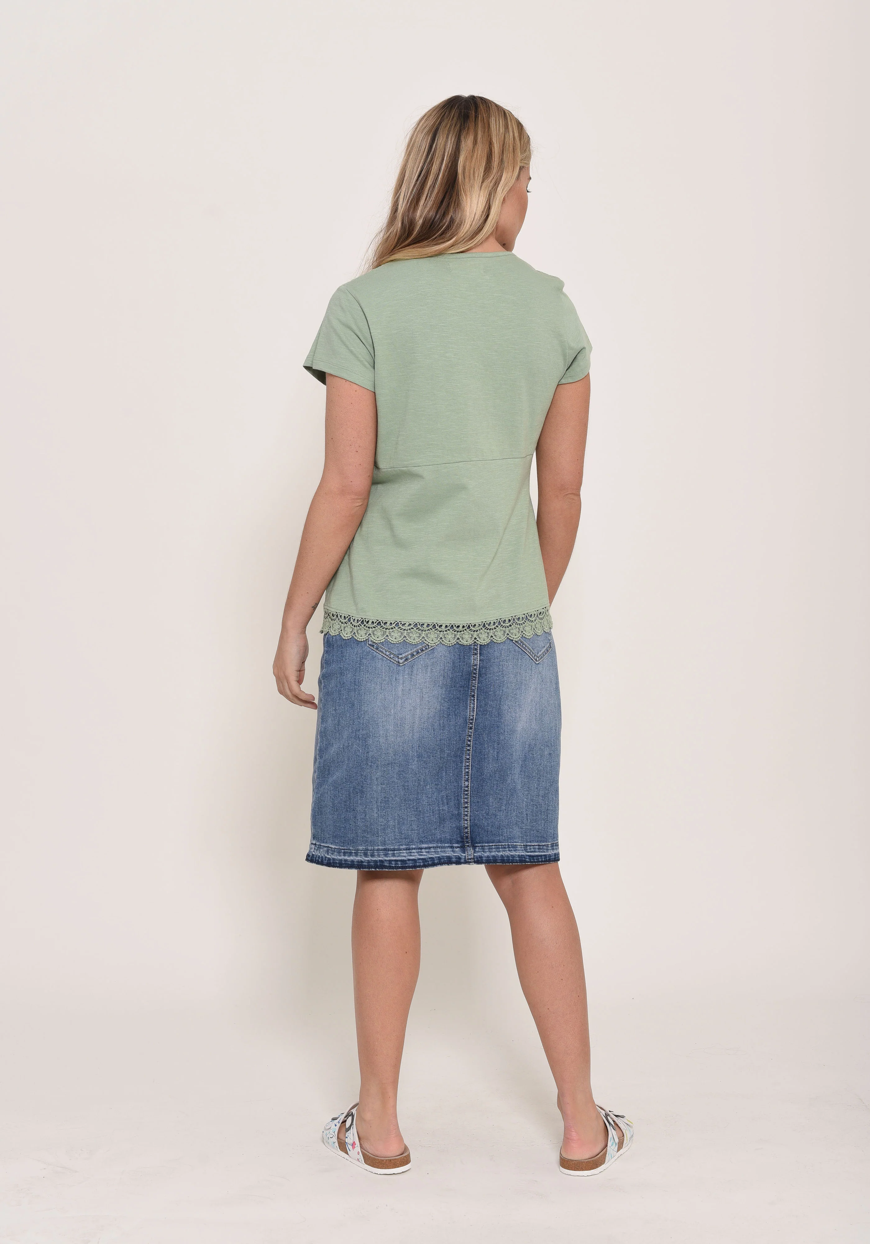 Jersey Tie Blouse - Image 2