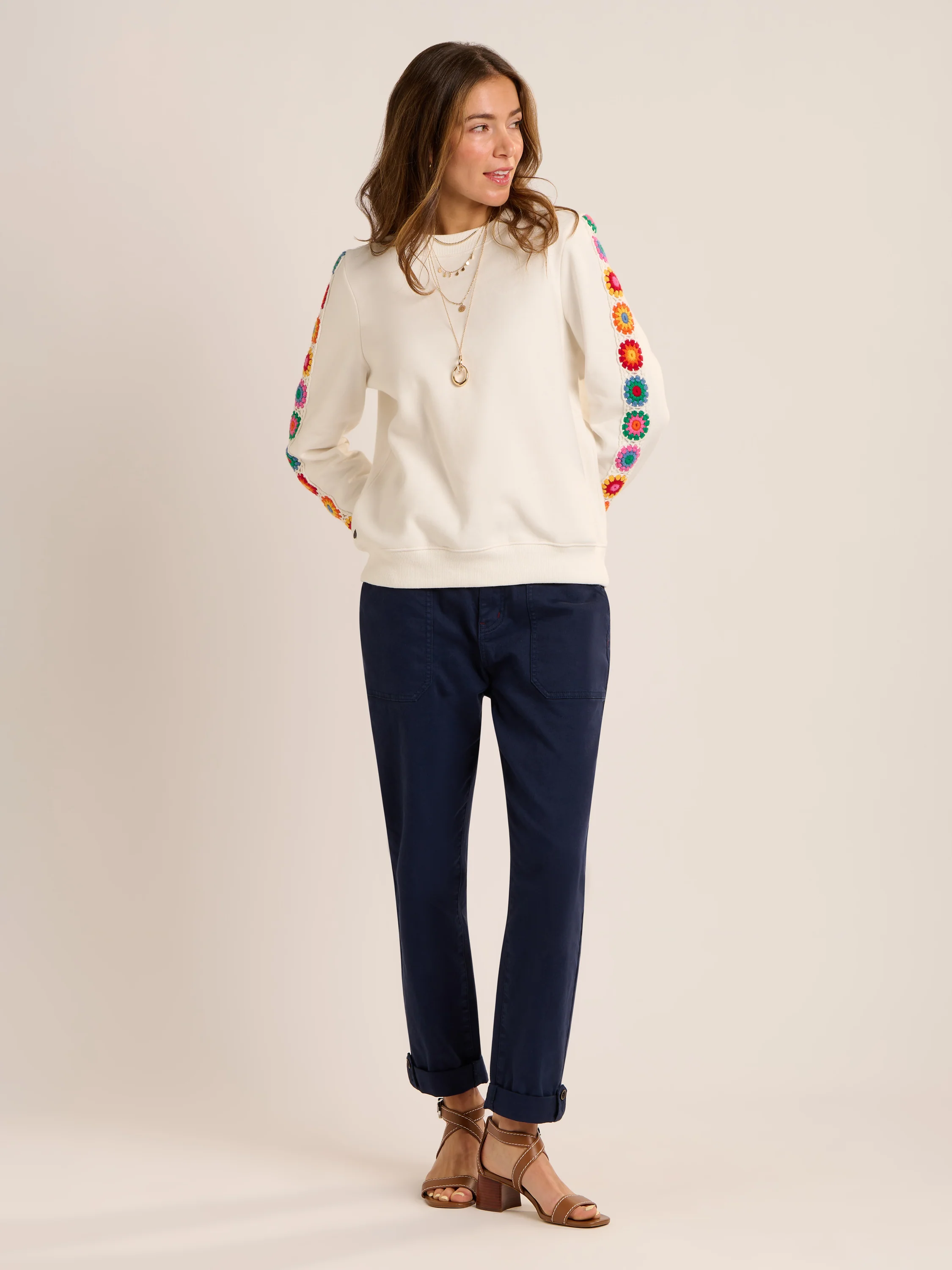 Jordan Crew Neck Crochet Sweatshirt - Image 5