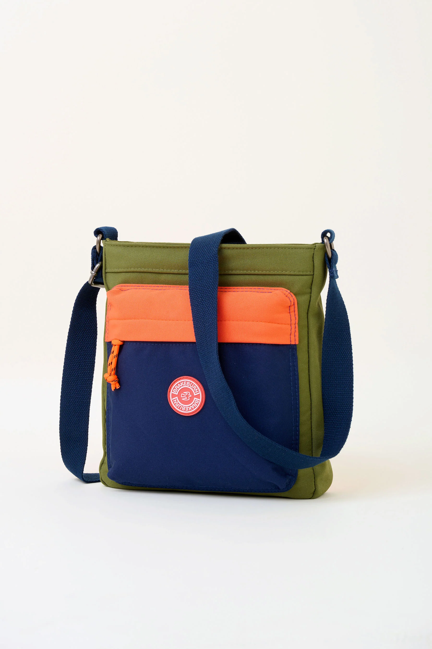 Khaki Large Cross Body Bag - Image 3