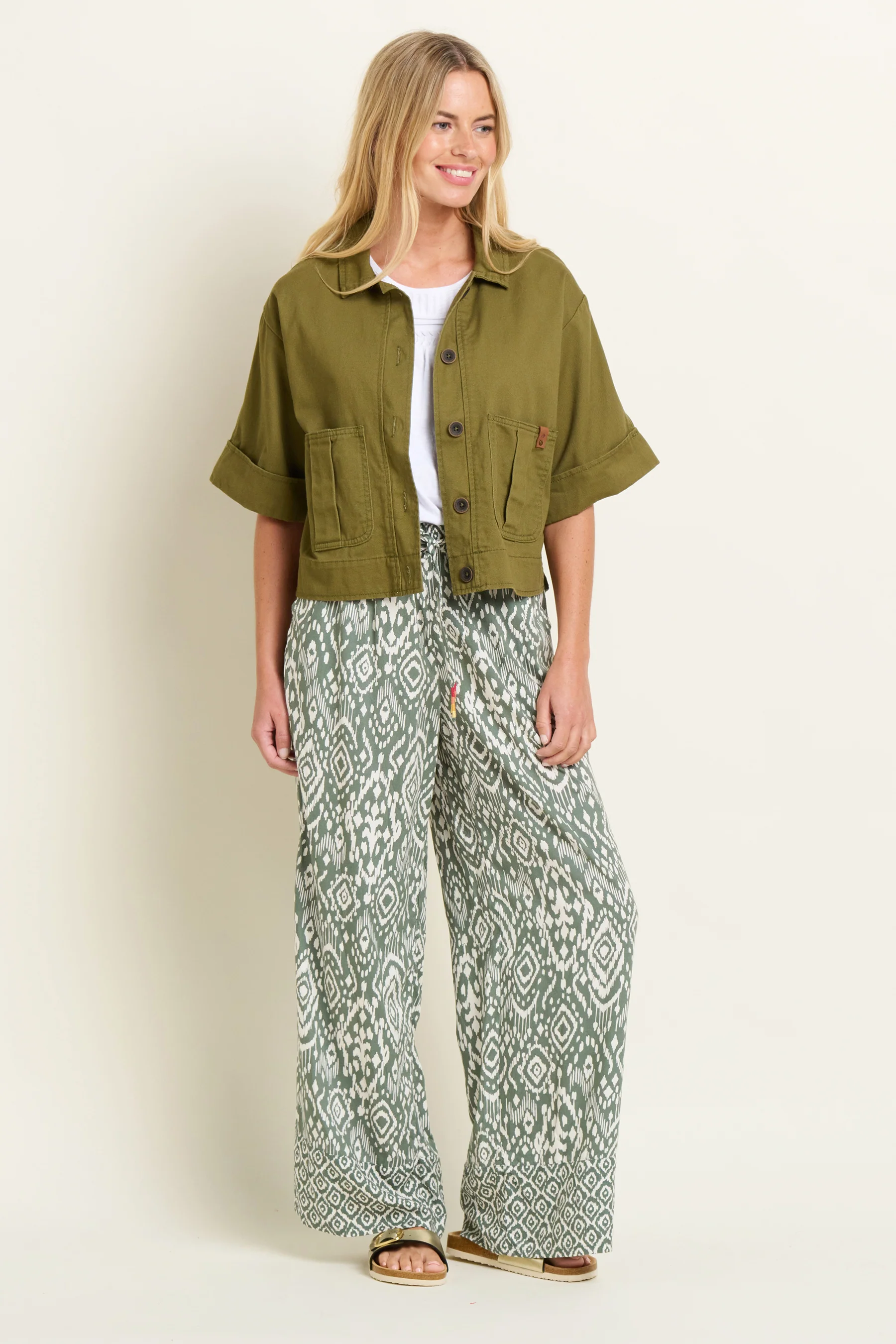 Khaki Safari Jacket - Image 5