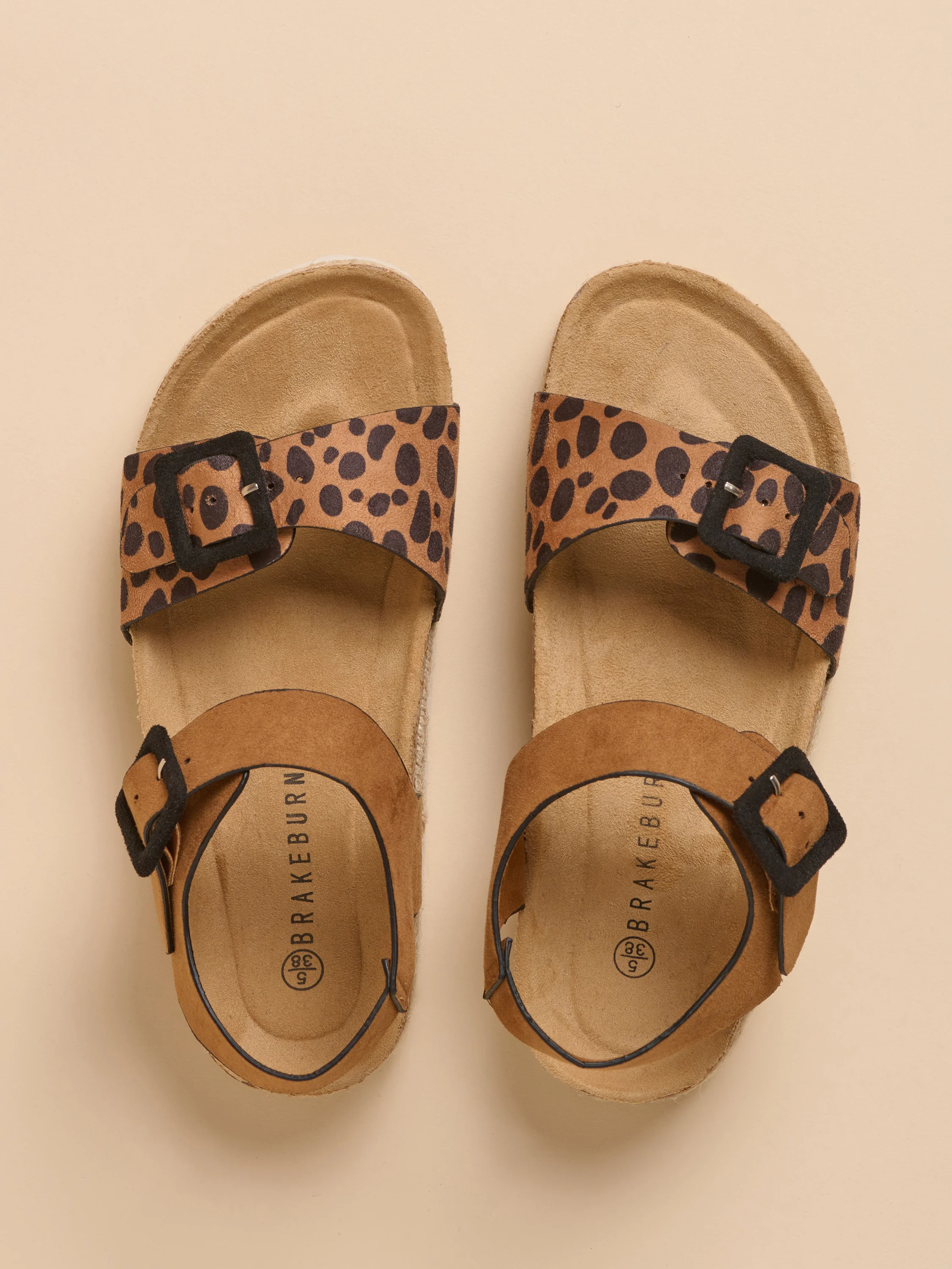 Leopard Spot Ankle Strap Sandal - Image 3