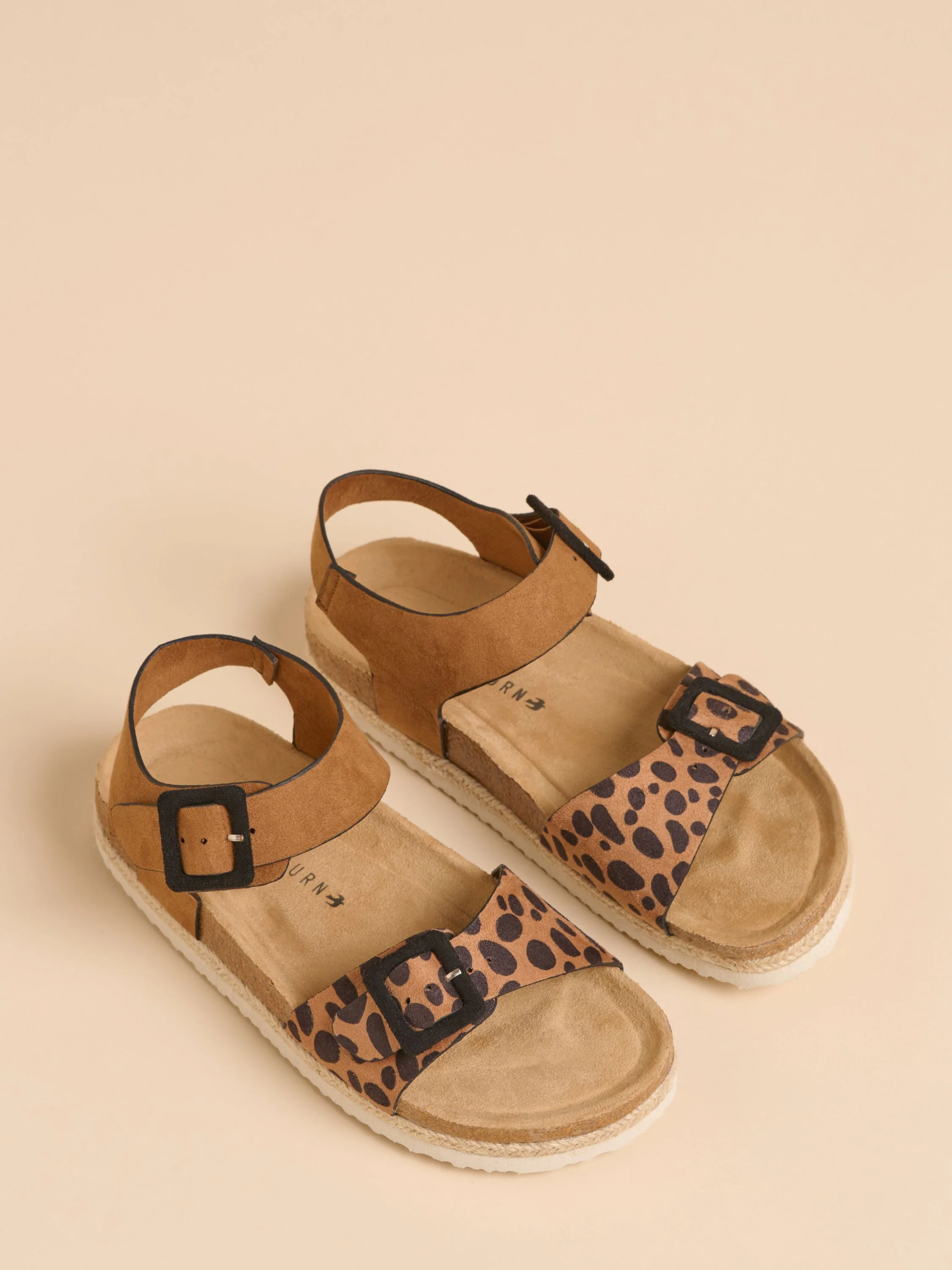 Leopard Spot Ankle Strap Sandal - Image 4