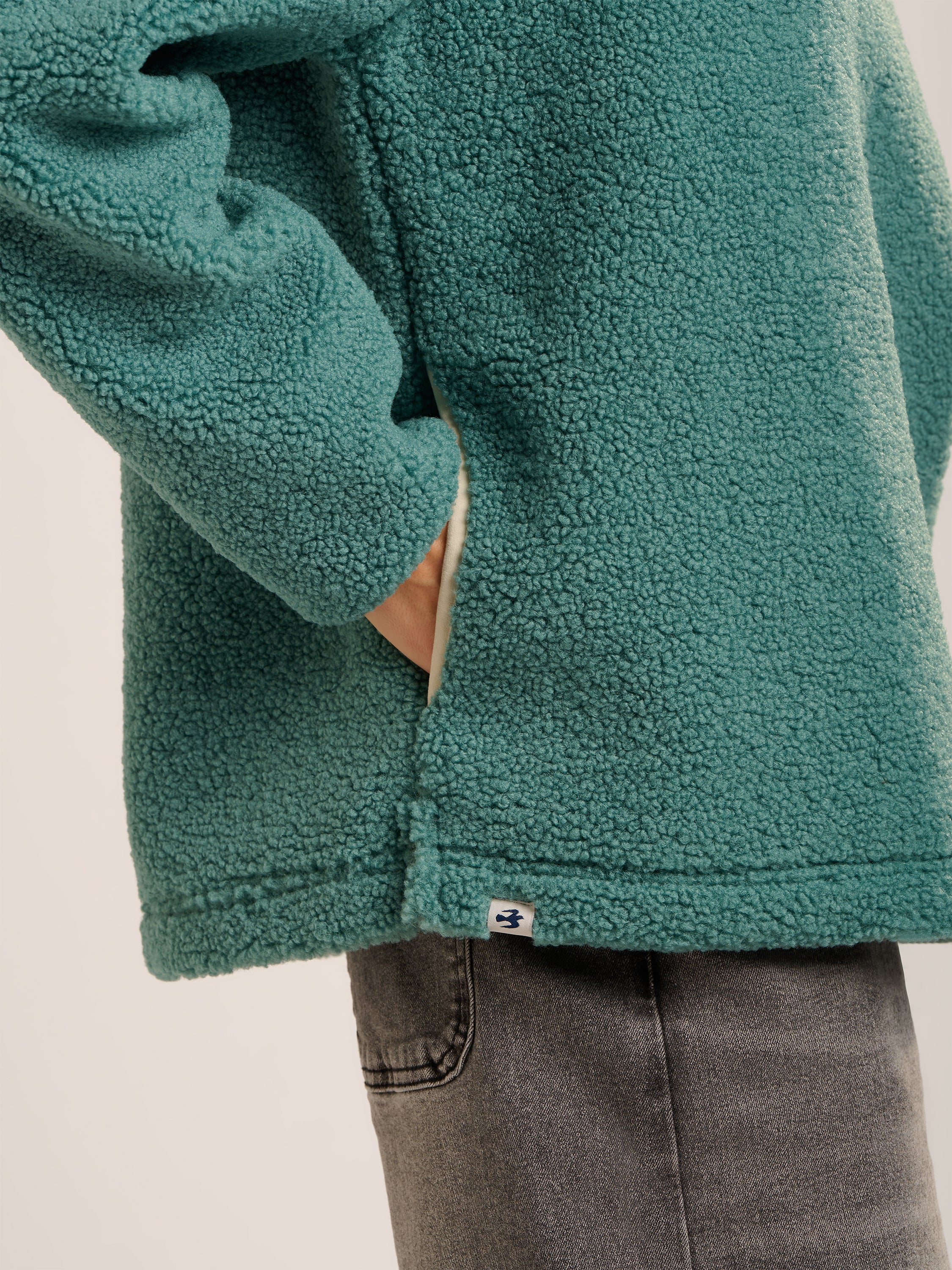 Mangerton Quarter Zip Borg Fleece - Image 3
