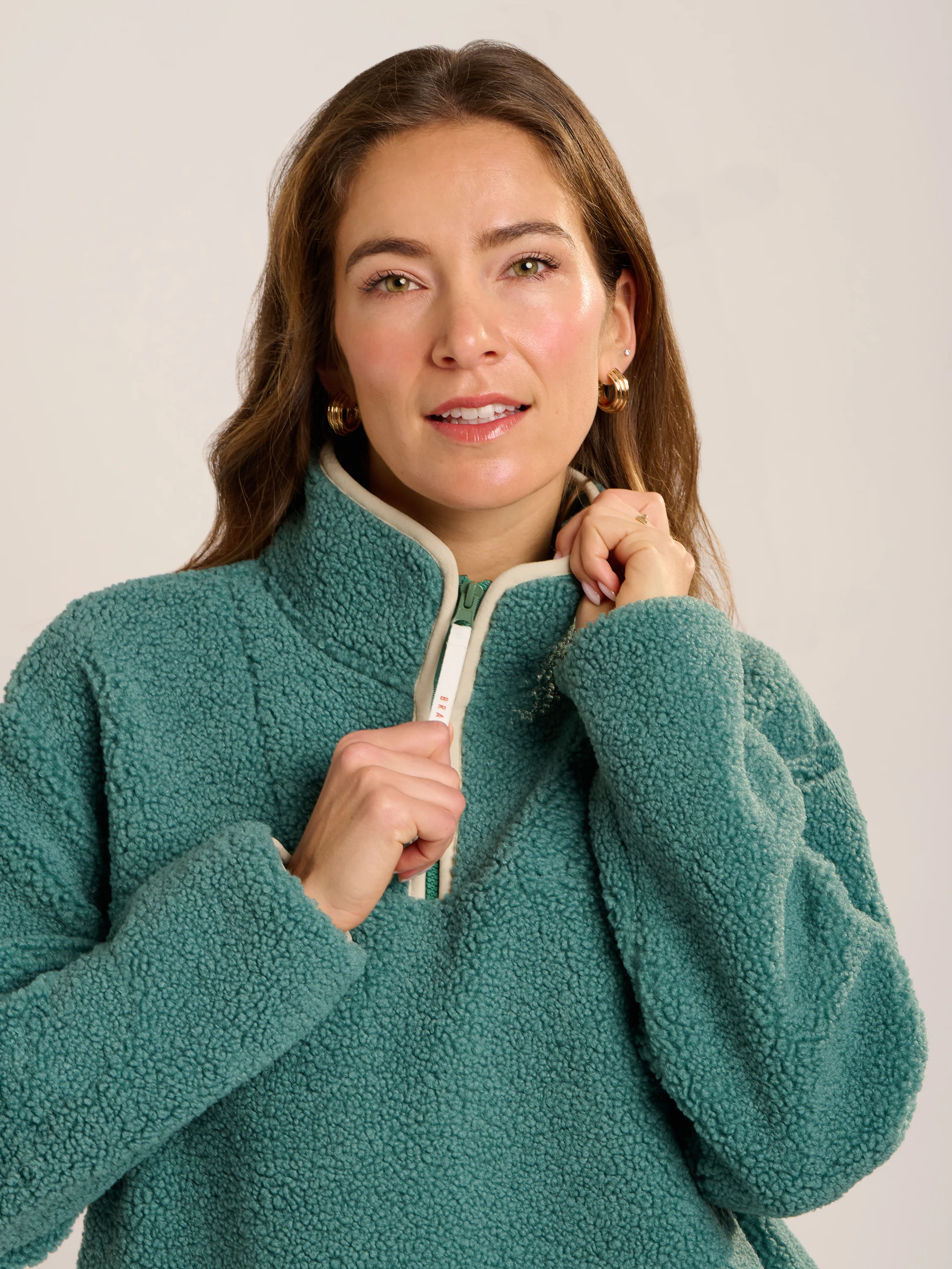 Mangerton Quarter Zip Borg Fleece - Image 5
