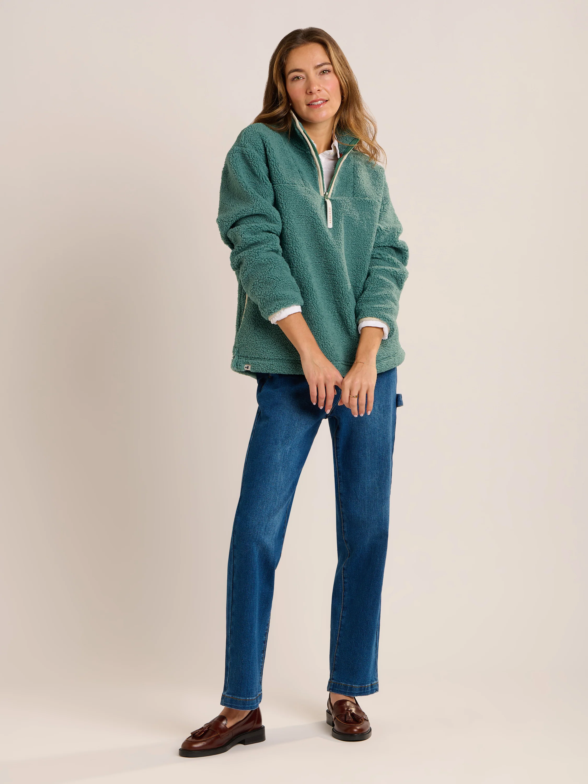 Mangerton Quarter Zip Borg Fleece - Image 6