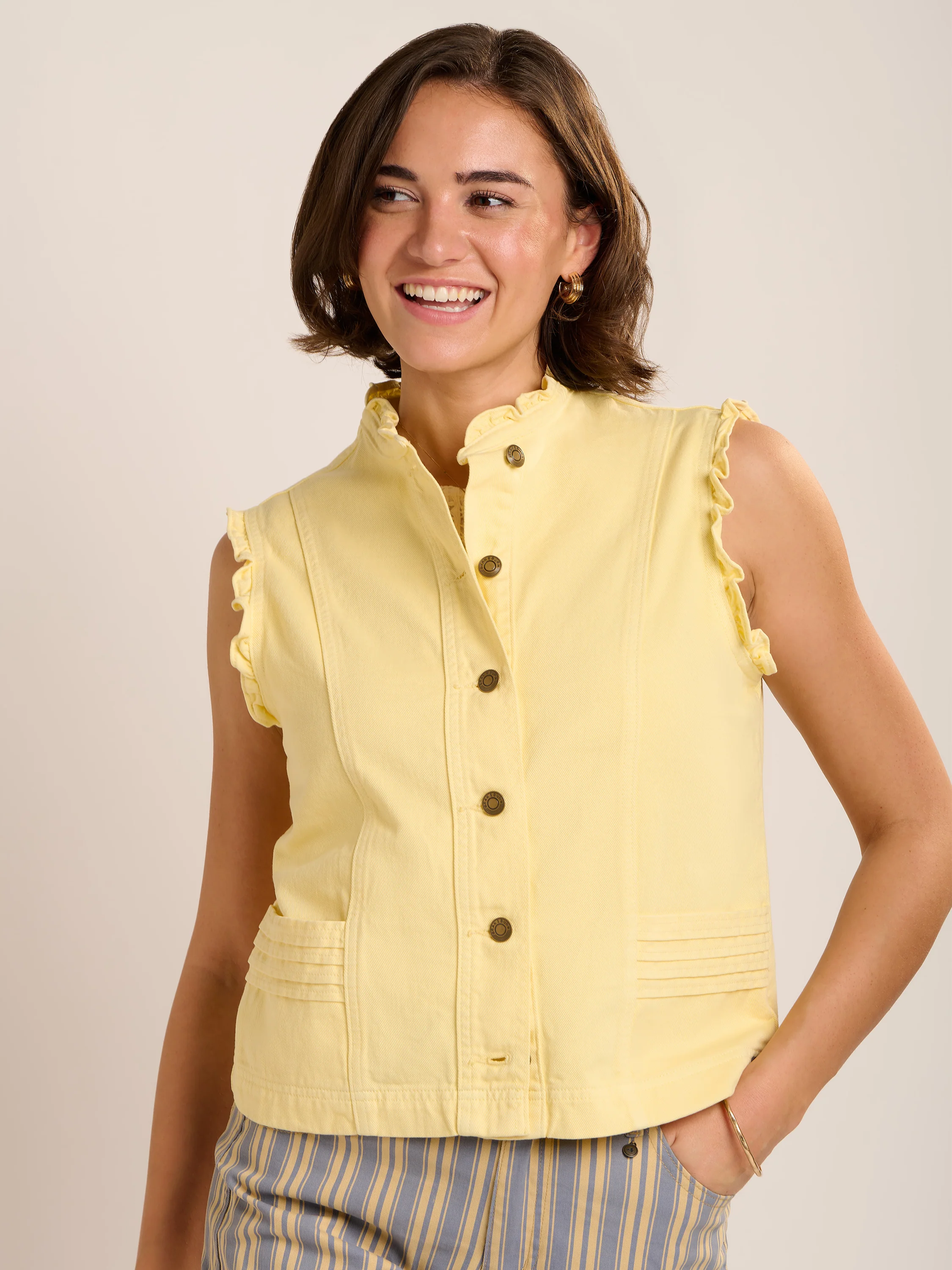 Mariposa Denim Waistcoat - Image 3