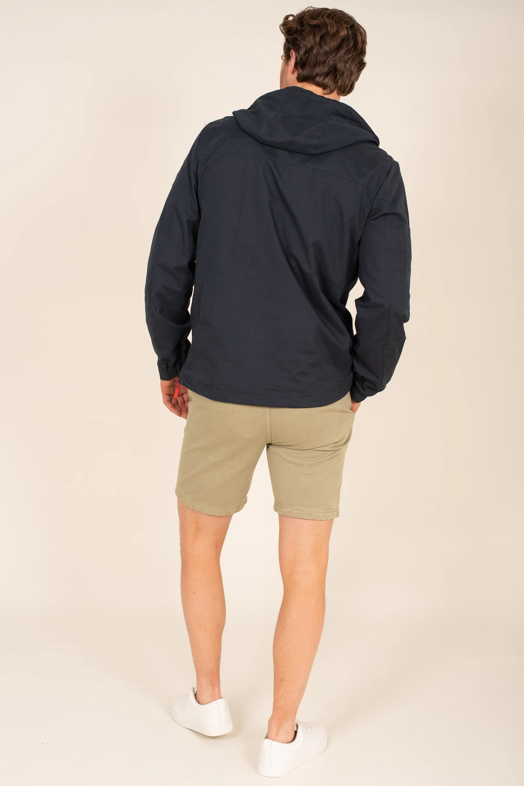 Navy Pullover Jacket - Image 3