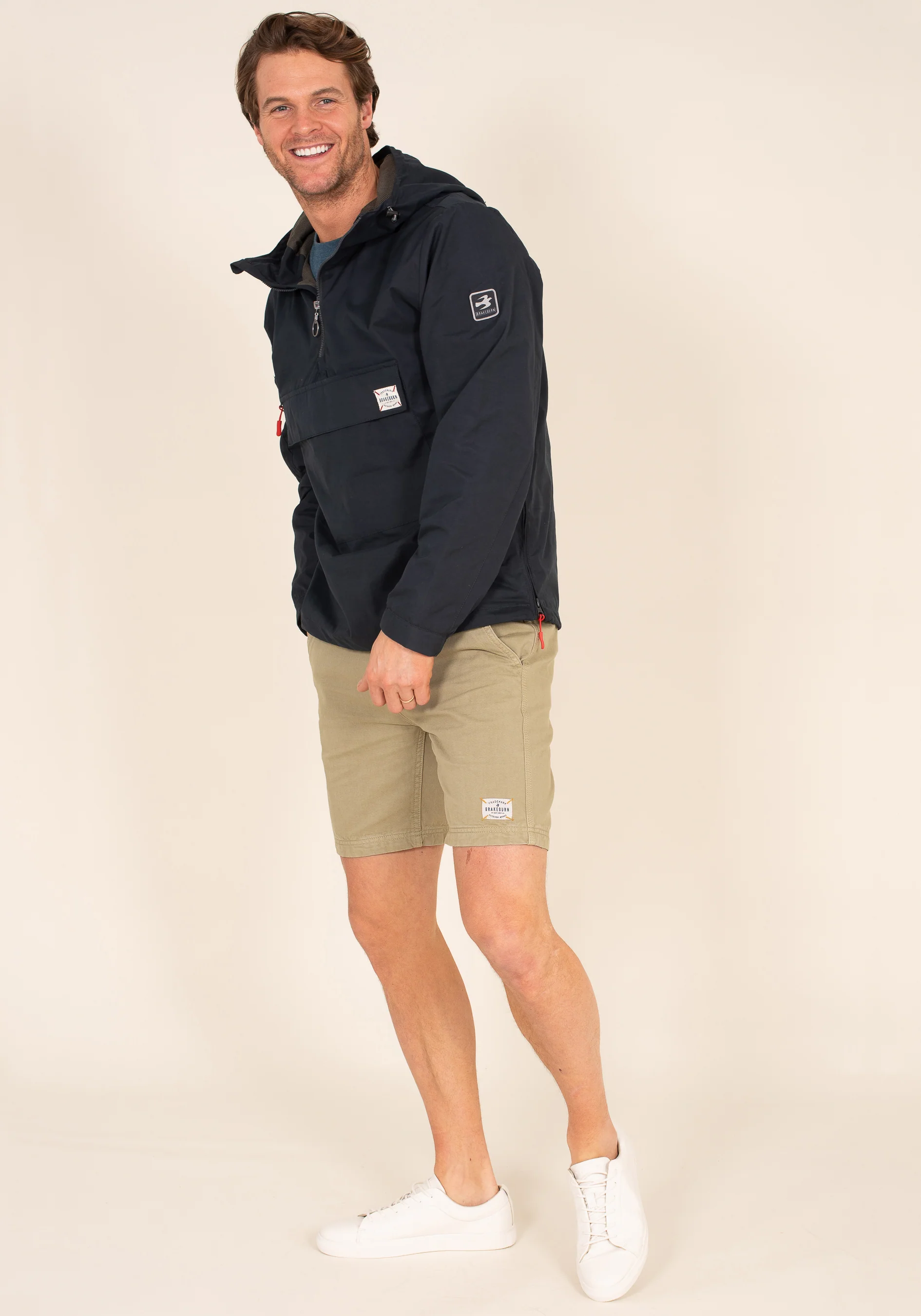 Navy Pullover Jacket - Image 4