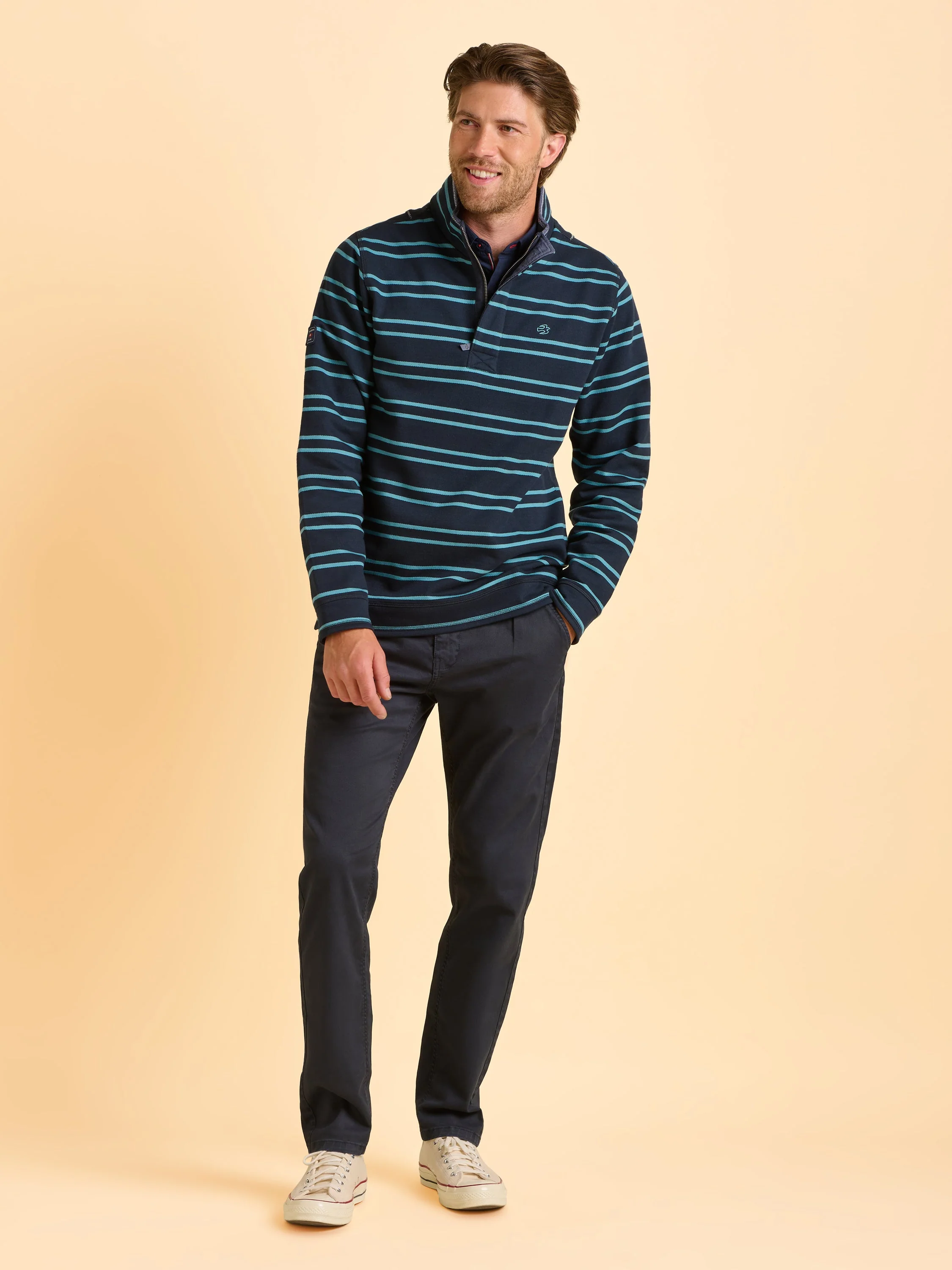 Mudeford Quarter Zip Sweatshirt - Image 6