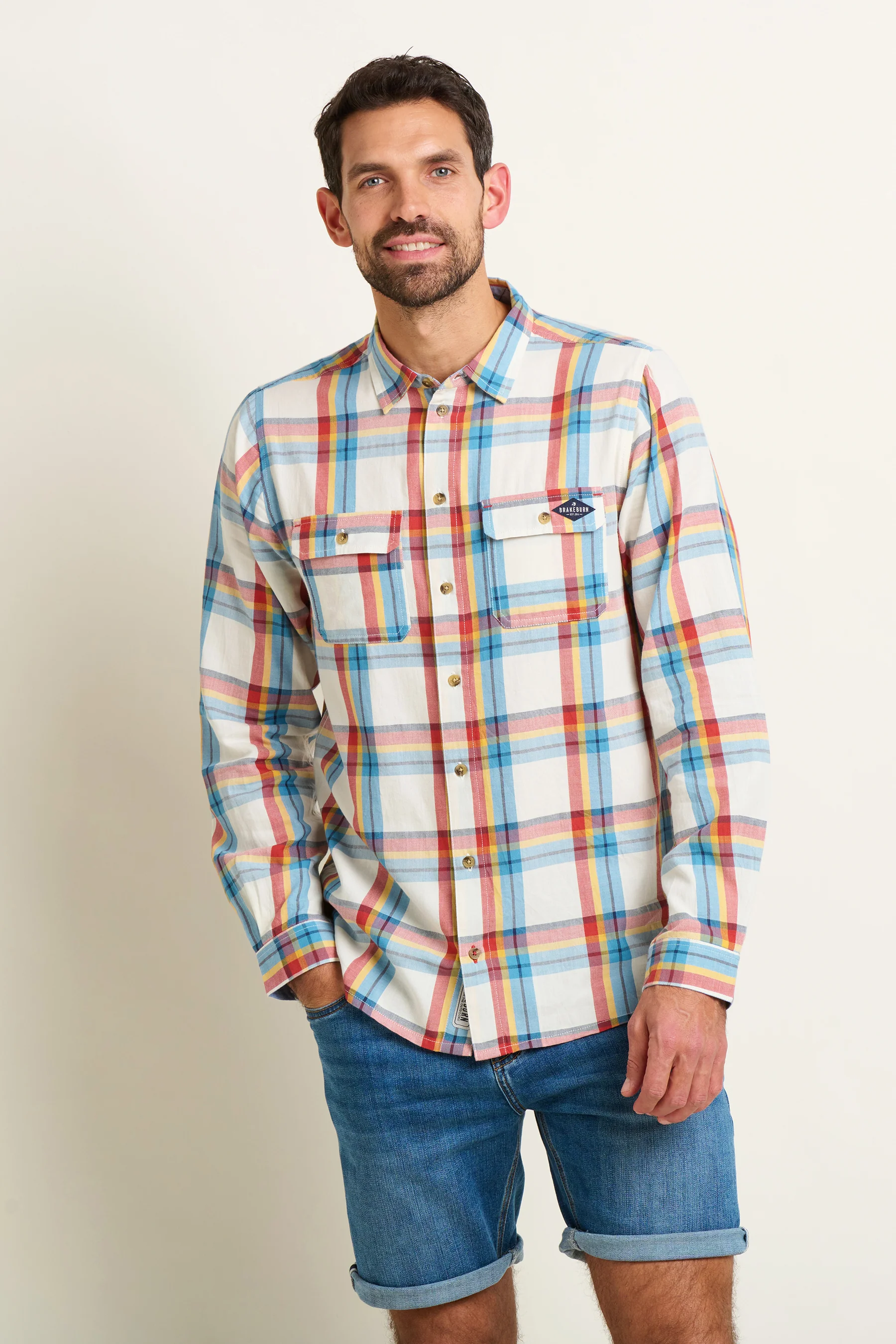 Multi Check Long Sleeve Shirt - Image 2