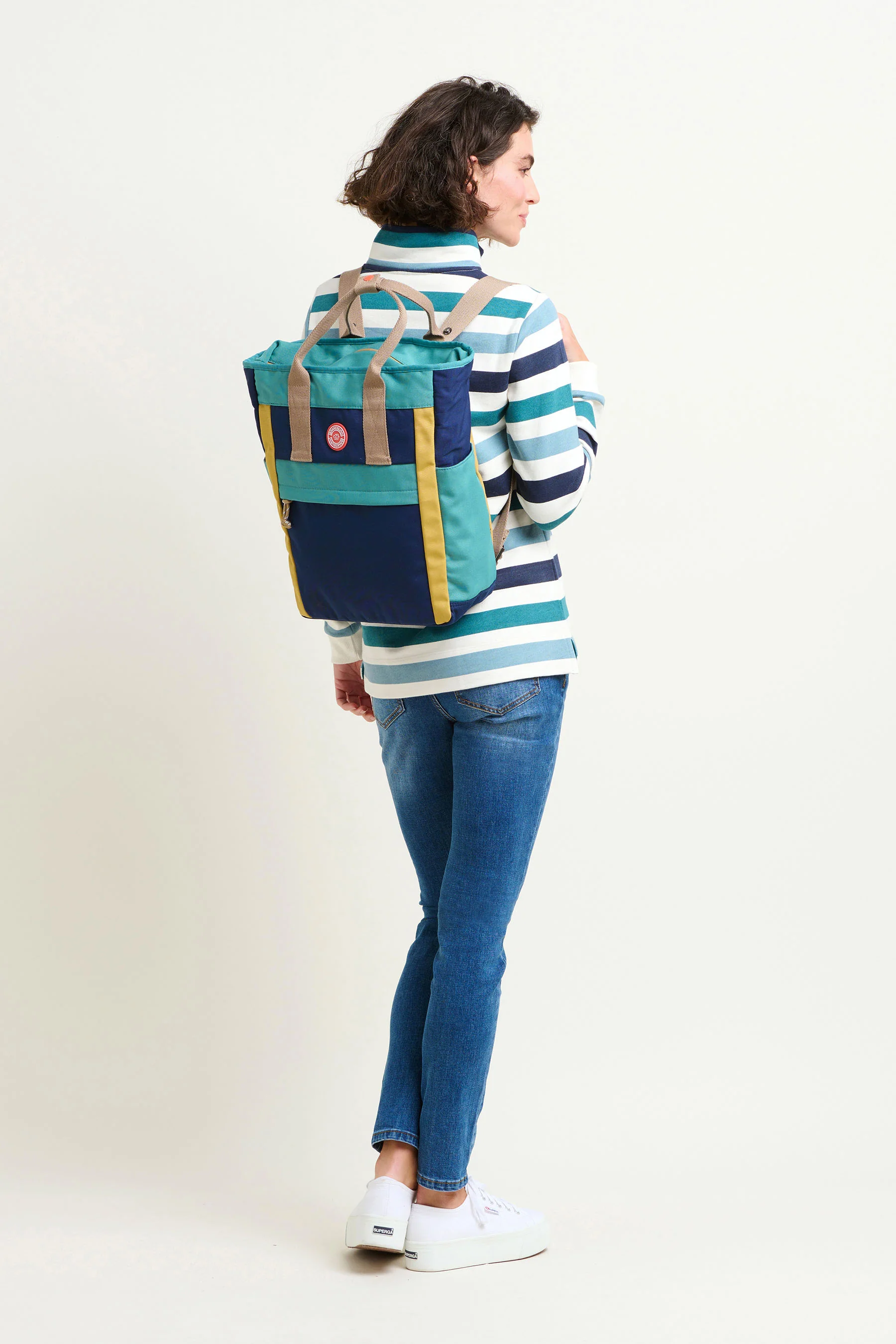 Navy Handbag Backpack - Image 2