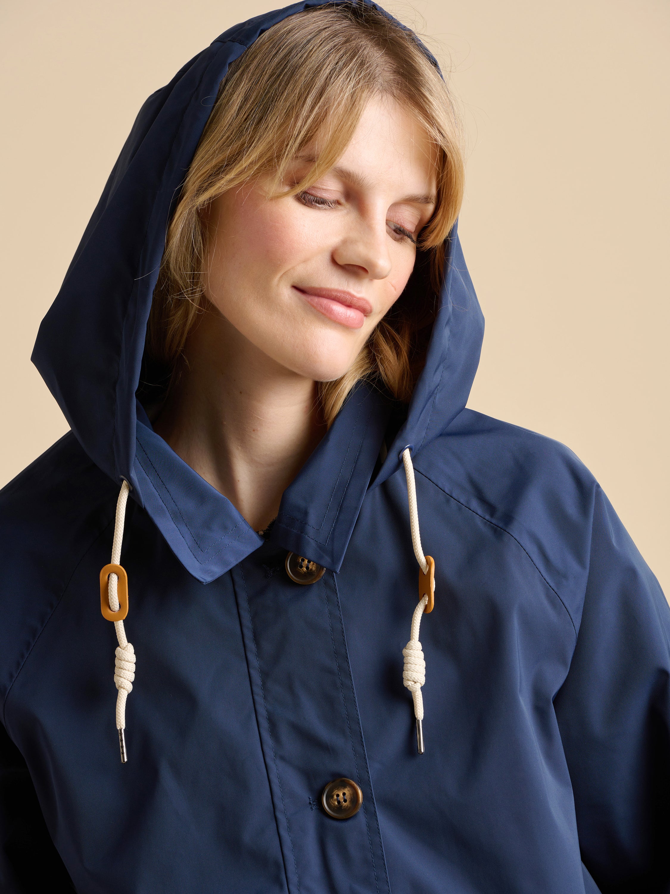 Navy Rain Jacket - Image 3