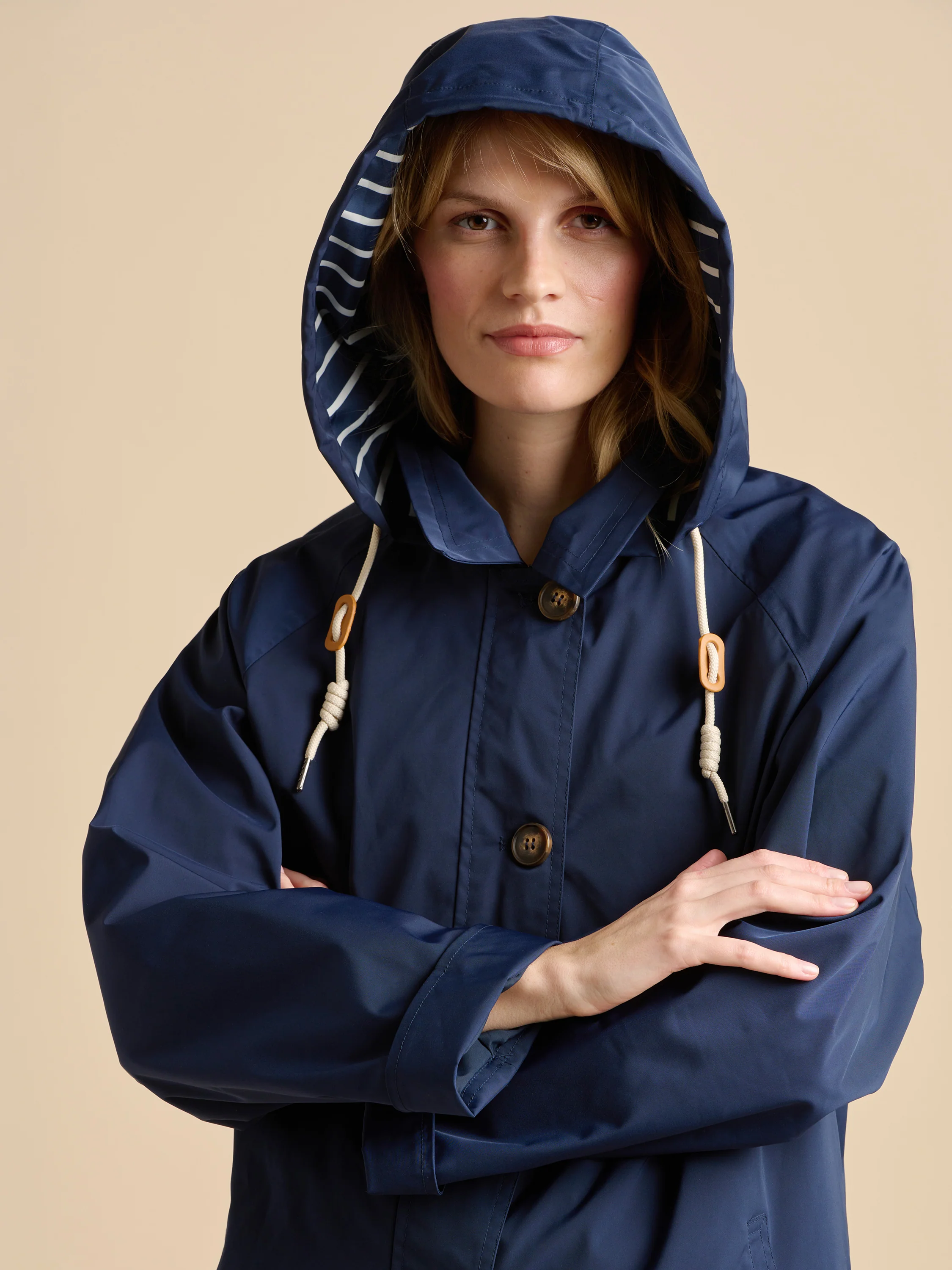 Navy Rain Jacket - Image 6