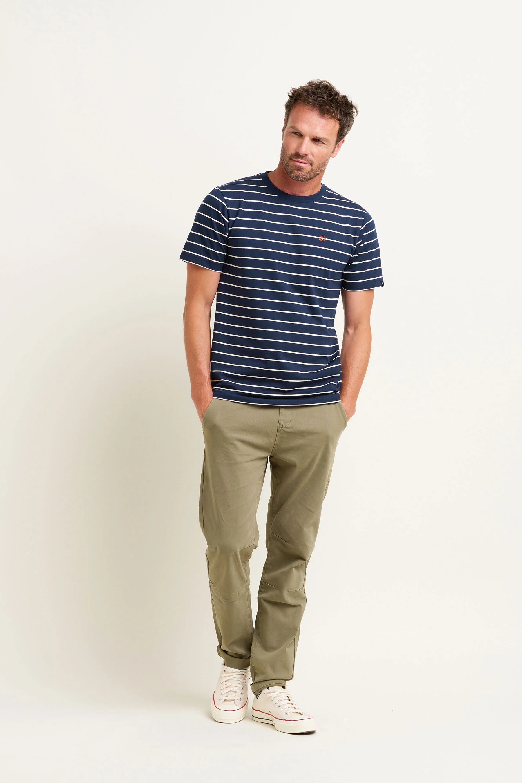 Navy Stripe Tshirt - Image 4