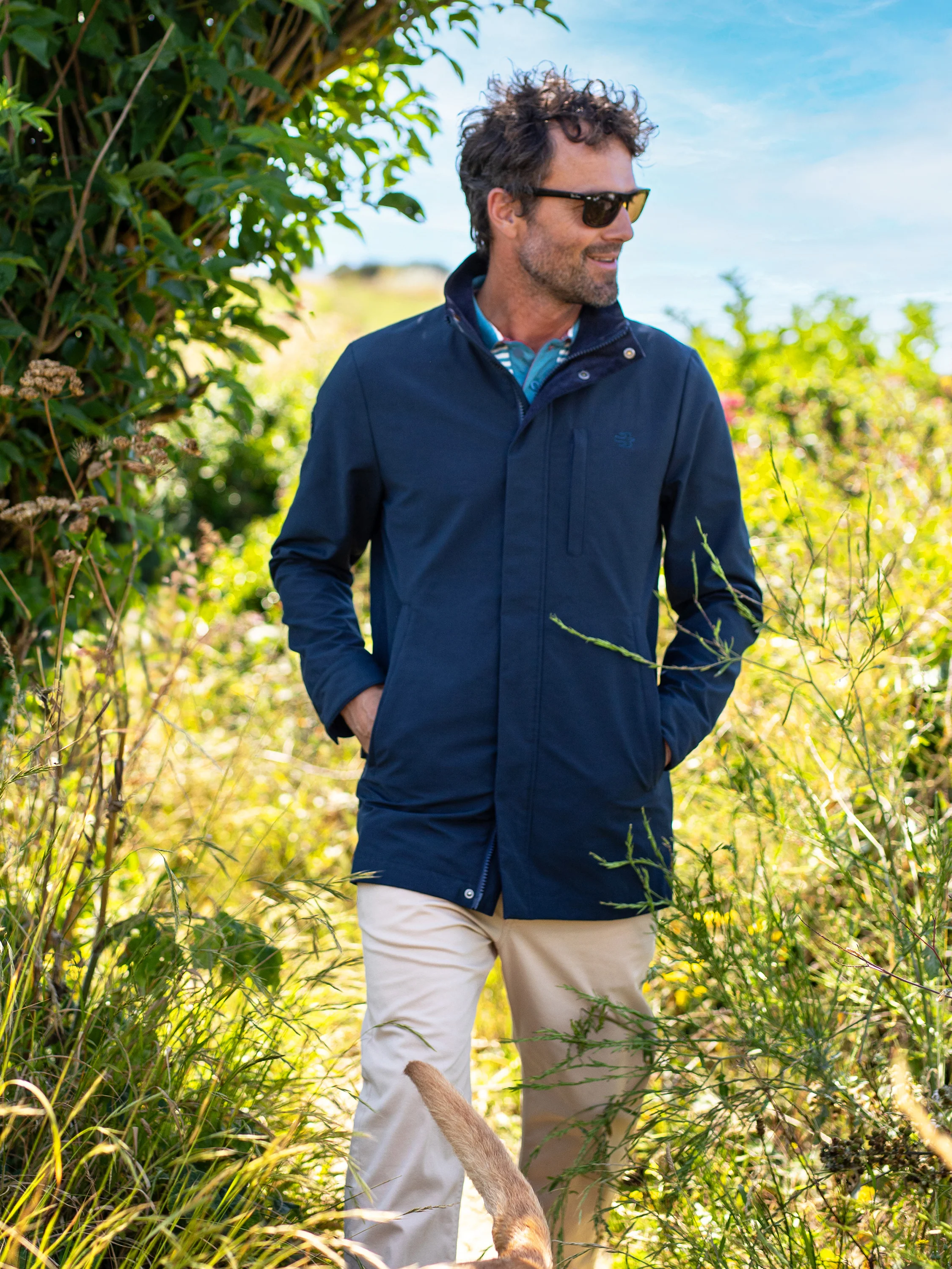 Navy Trench Coat