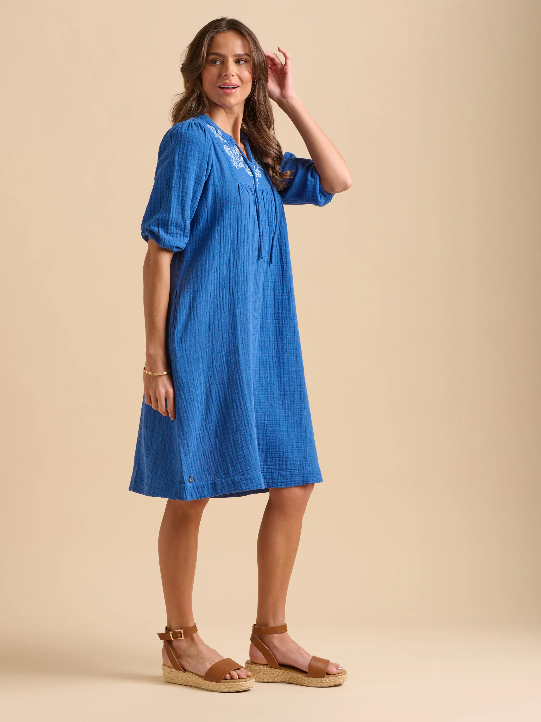 Ocean Knee Length Dress - Image 4