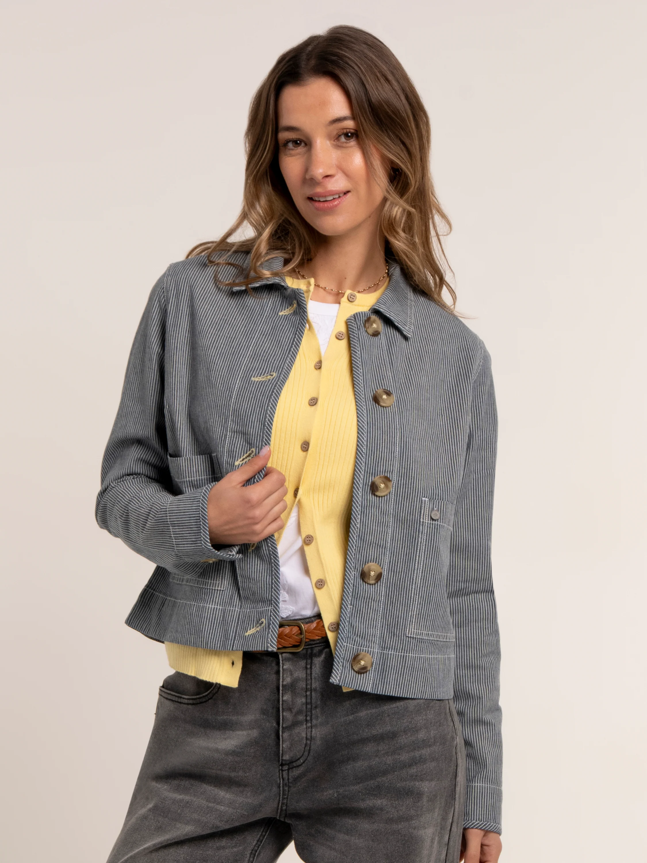 Odalys Stripe Jacket - Image 7